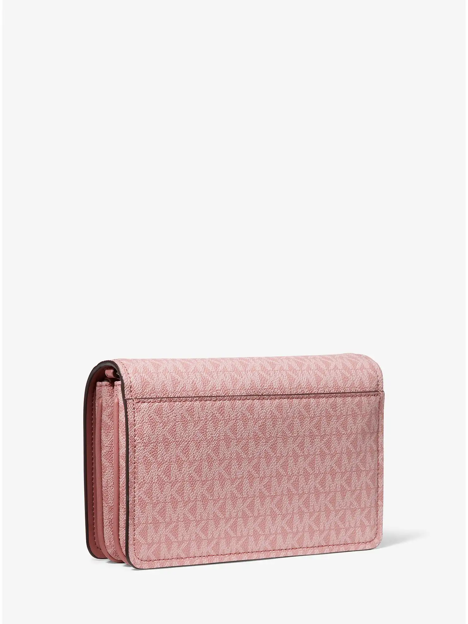 jet set large logo crossbody bag rose