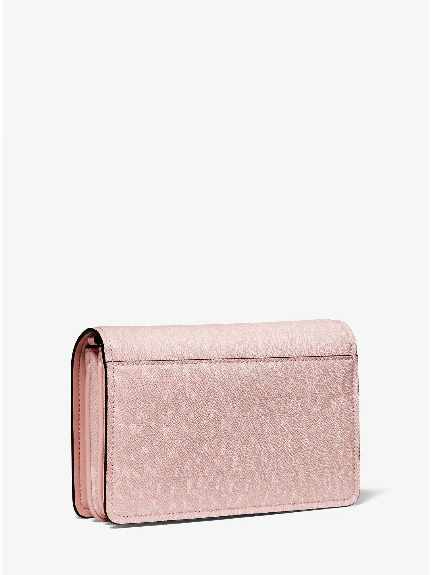 jet set large logo crossbody bag smokey rose