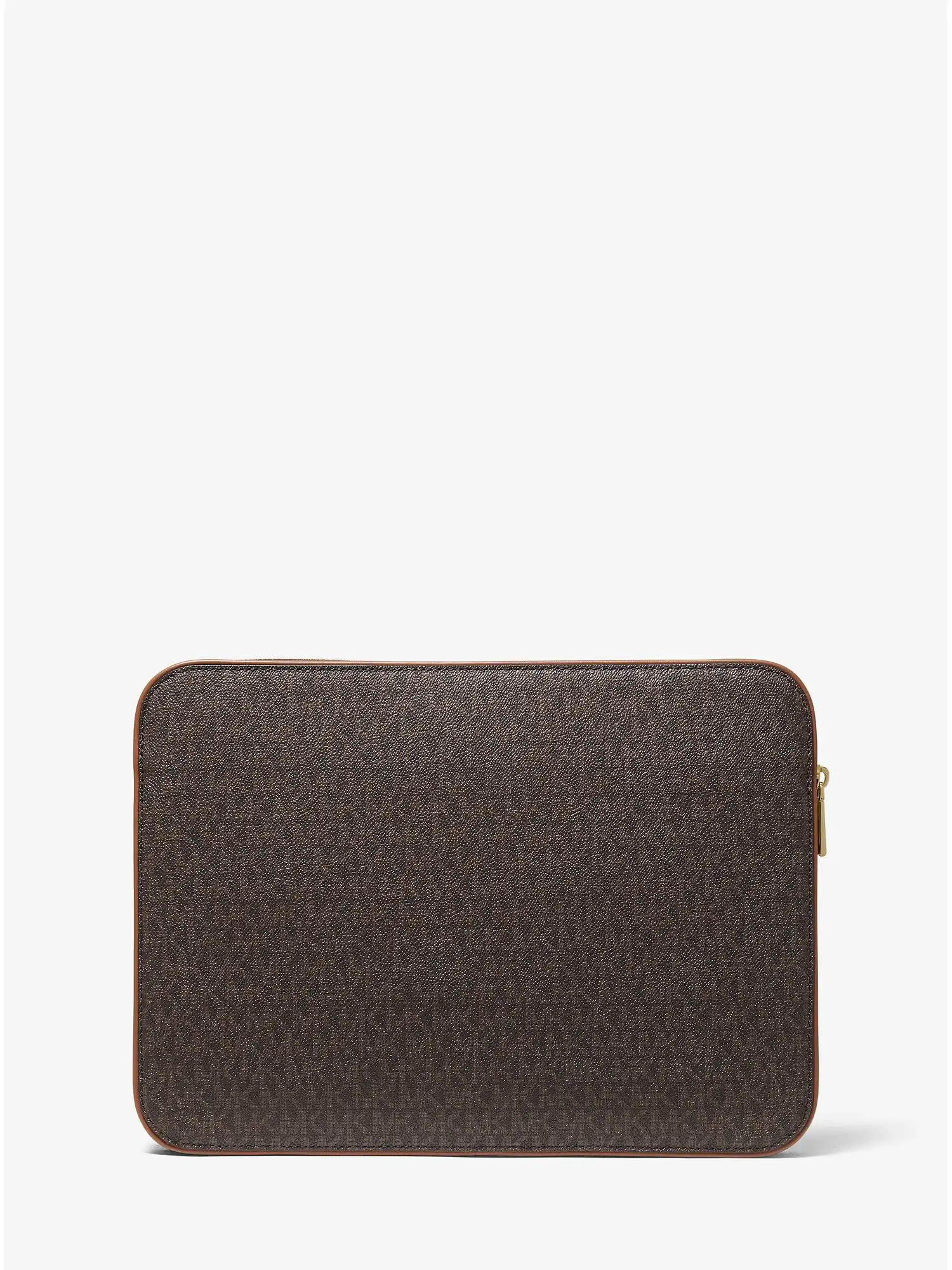 jet set logo stripe 13 inch laptop case brn acorn