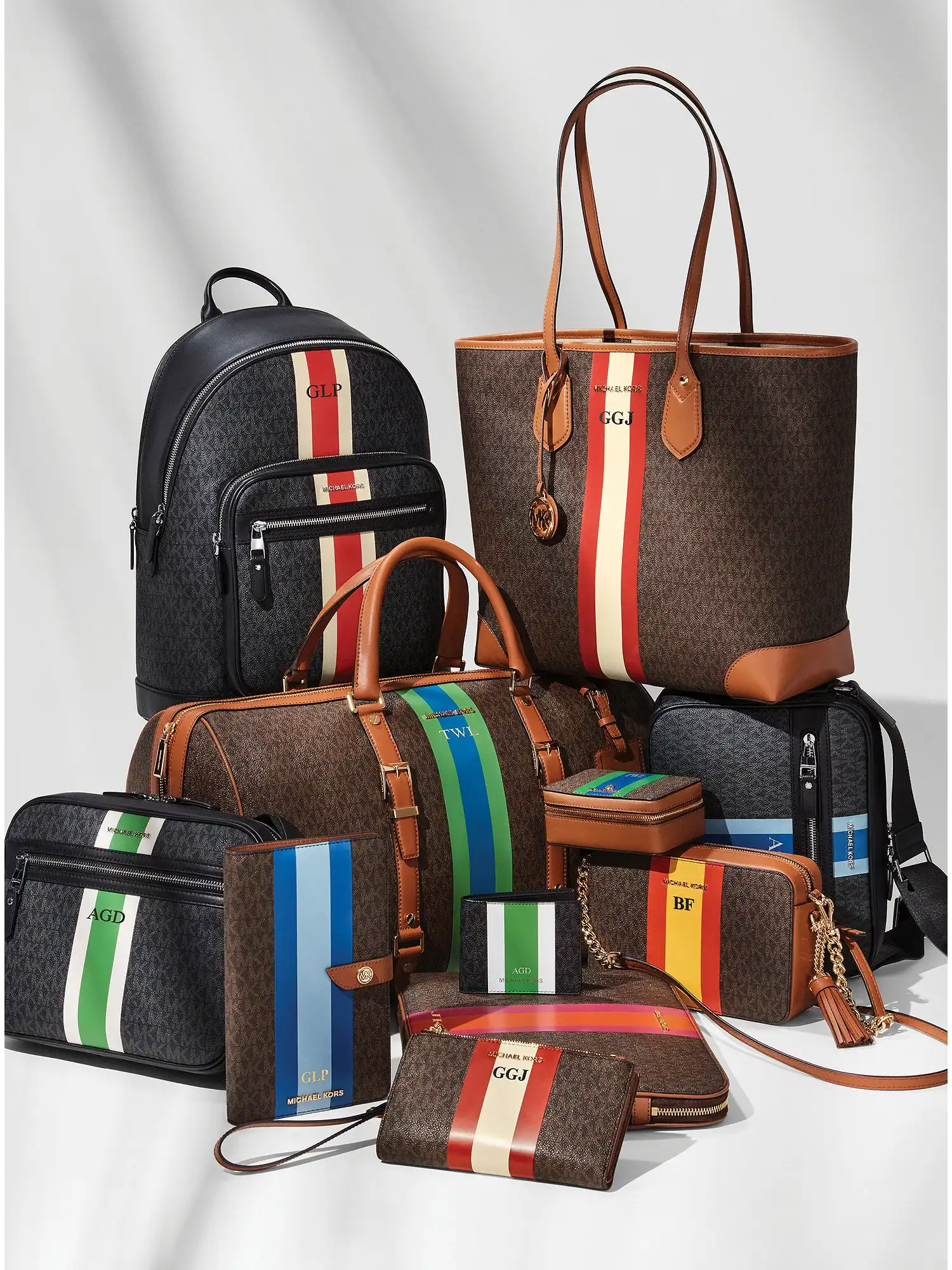 jet set logo stripe 13 inch laptop case electric pink