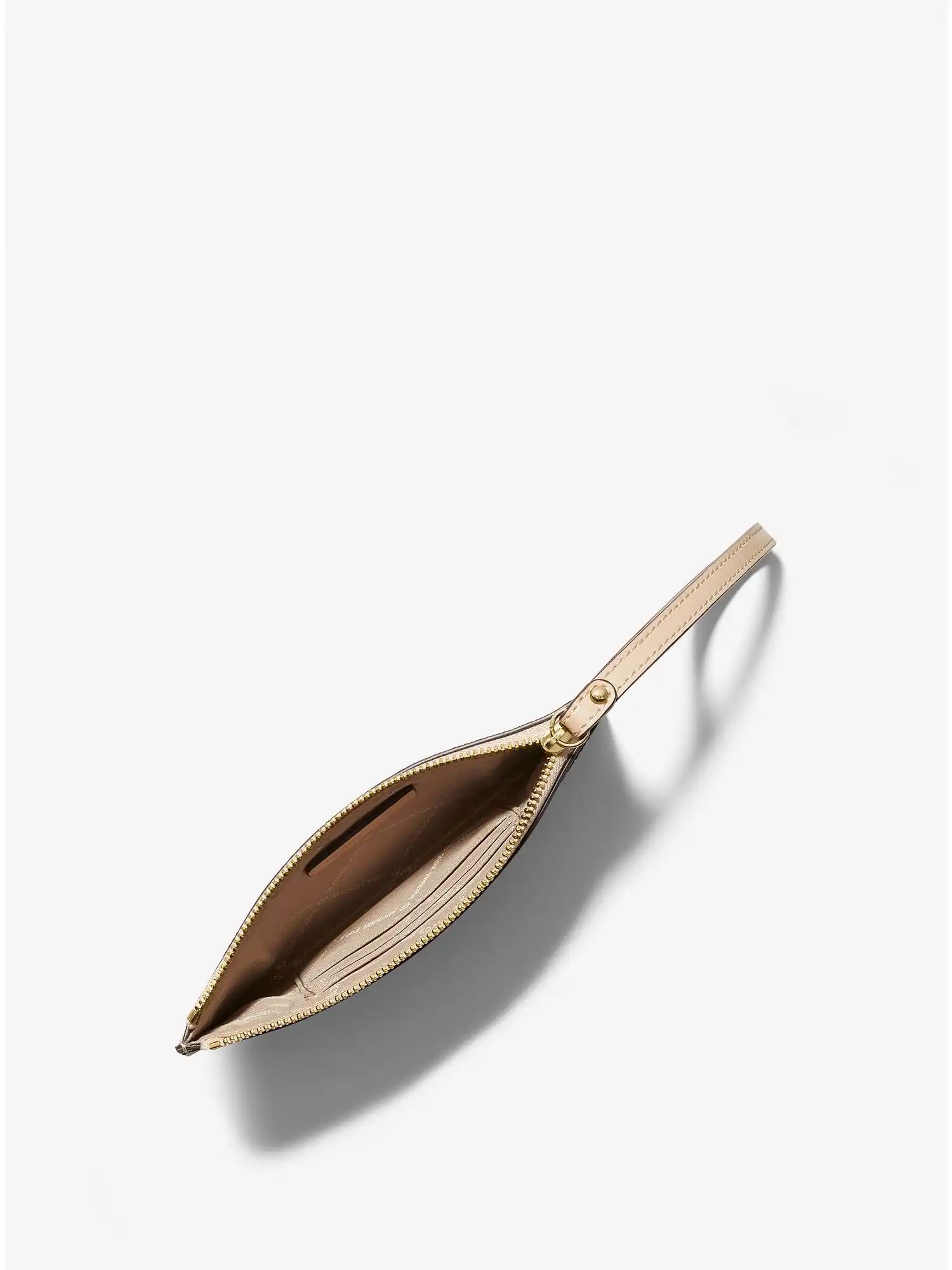 jet set medium color block graphic logo crossover wristlet buff multi