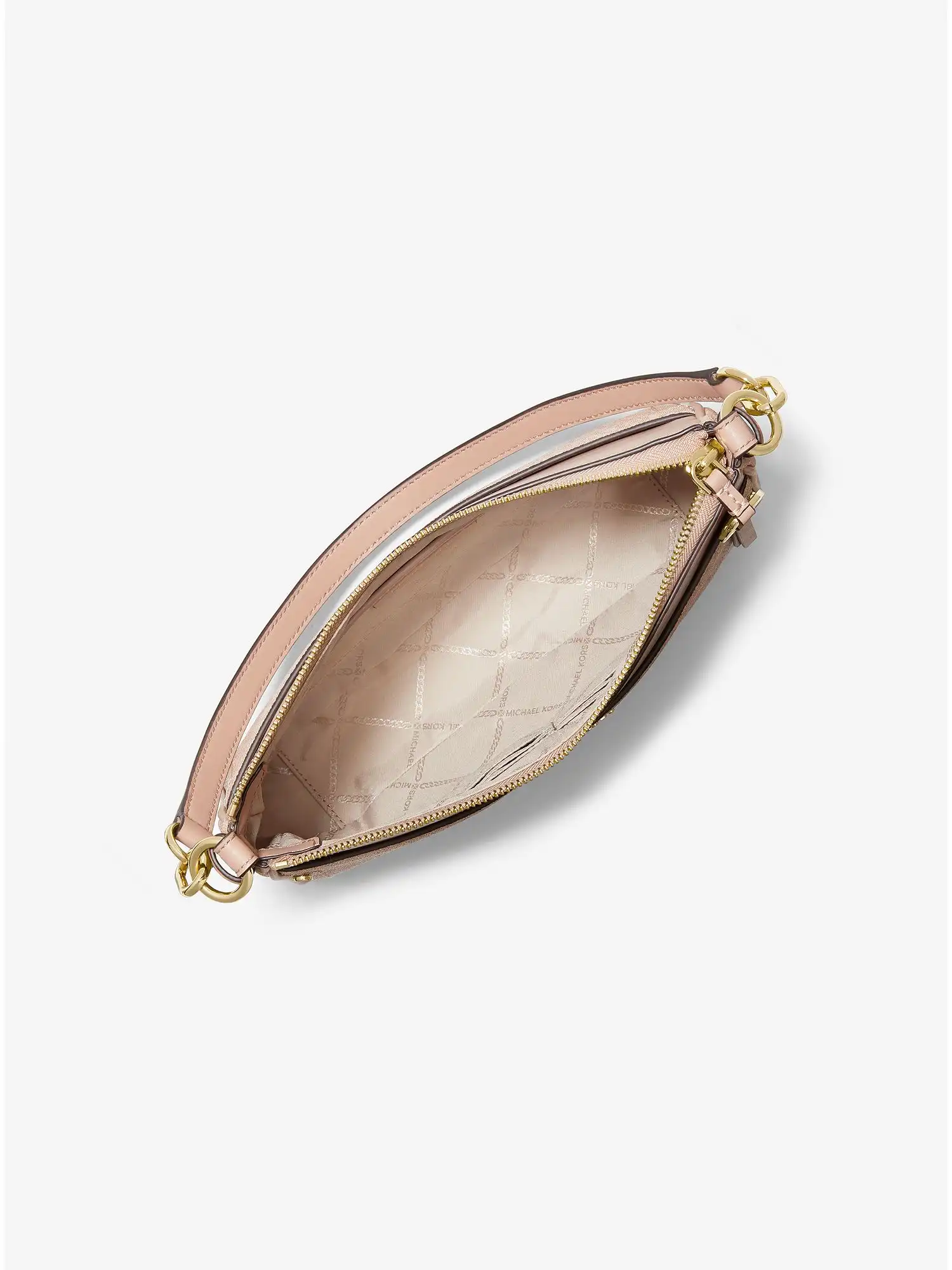 jet set medium logo shoulder bag ballet