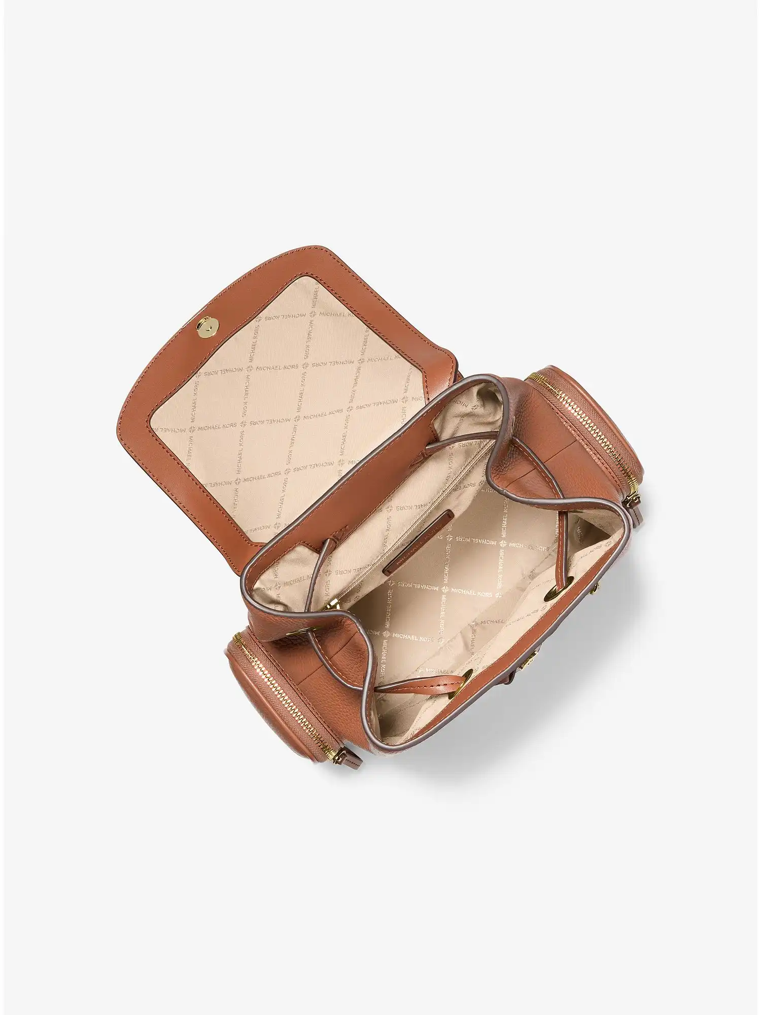 jet set medium pebbled leather backpack luggage