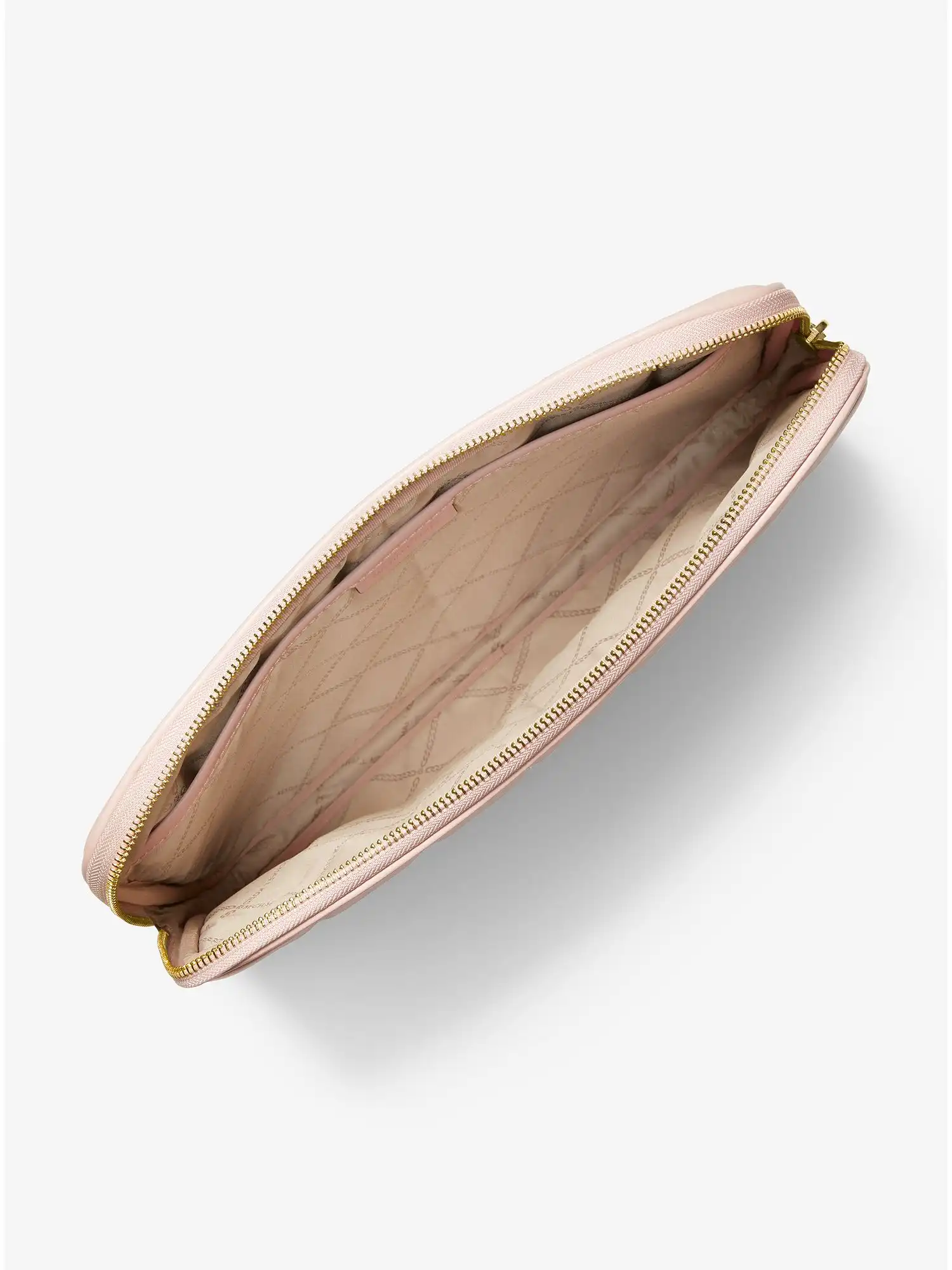 jet set quilted leather case for ipad pro soft pink