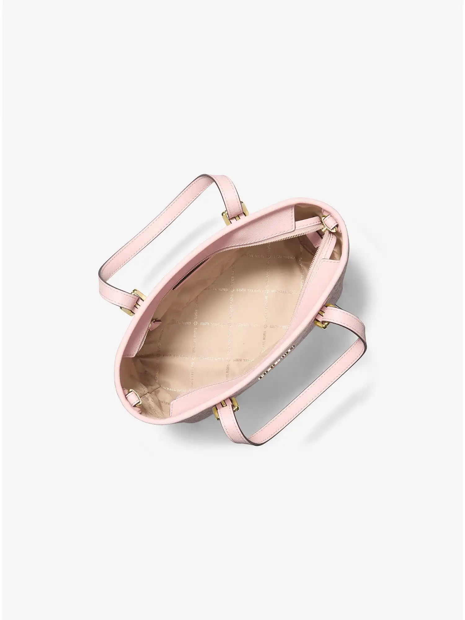 jet set travel extra small logo top zip tote bag pwd blsh mlt