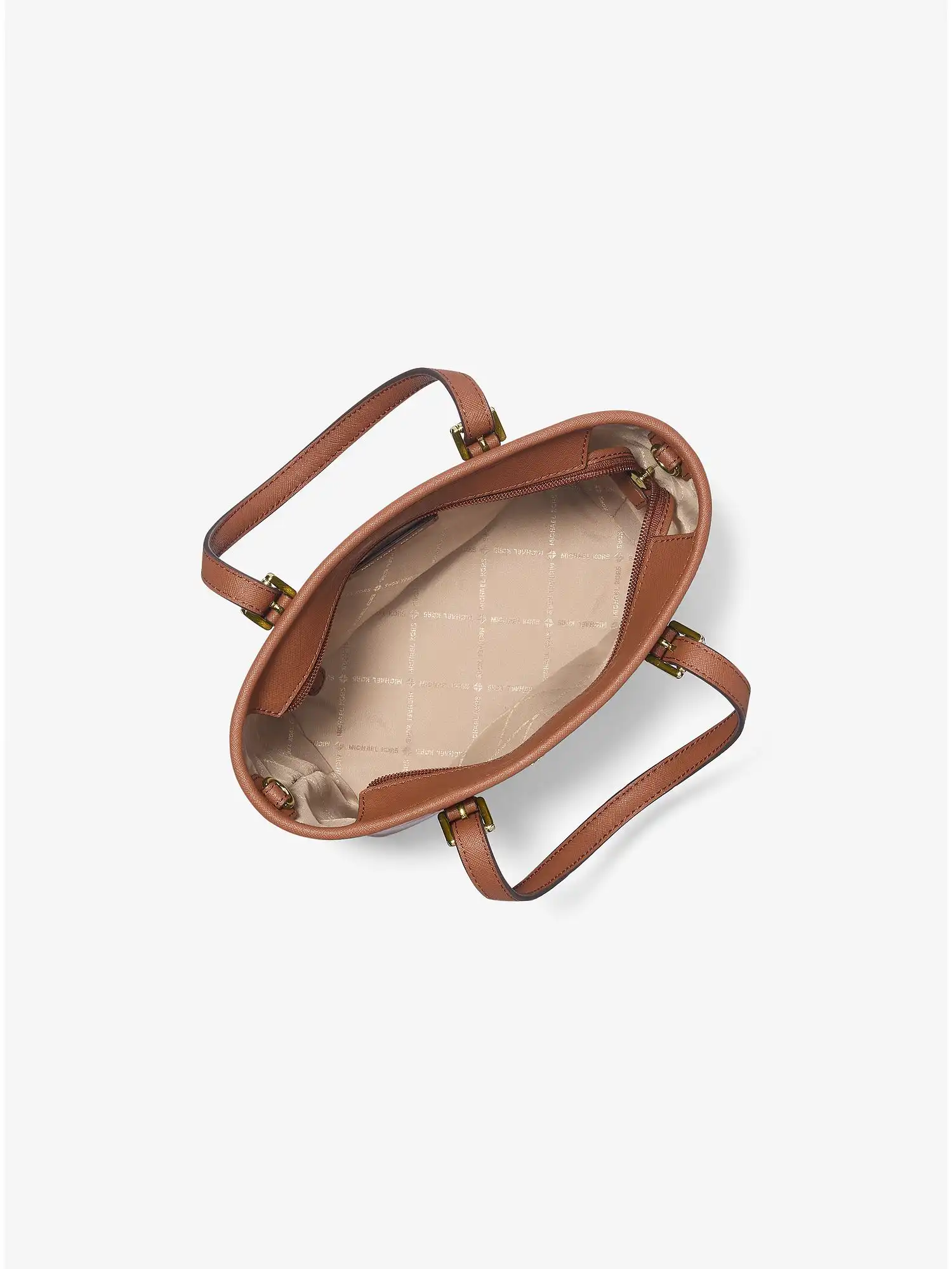 jet set travel extra small saffiano leather top zip tote bag luggage