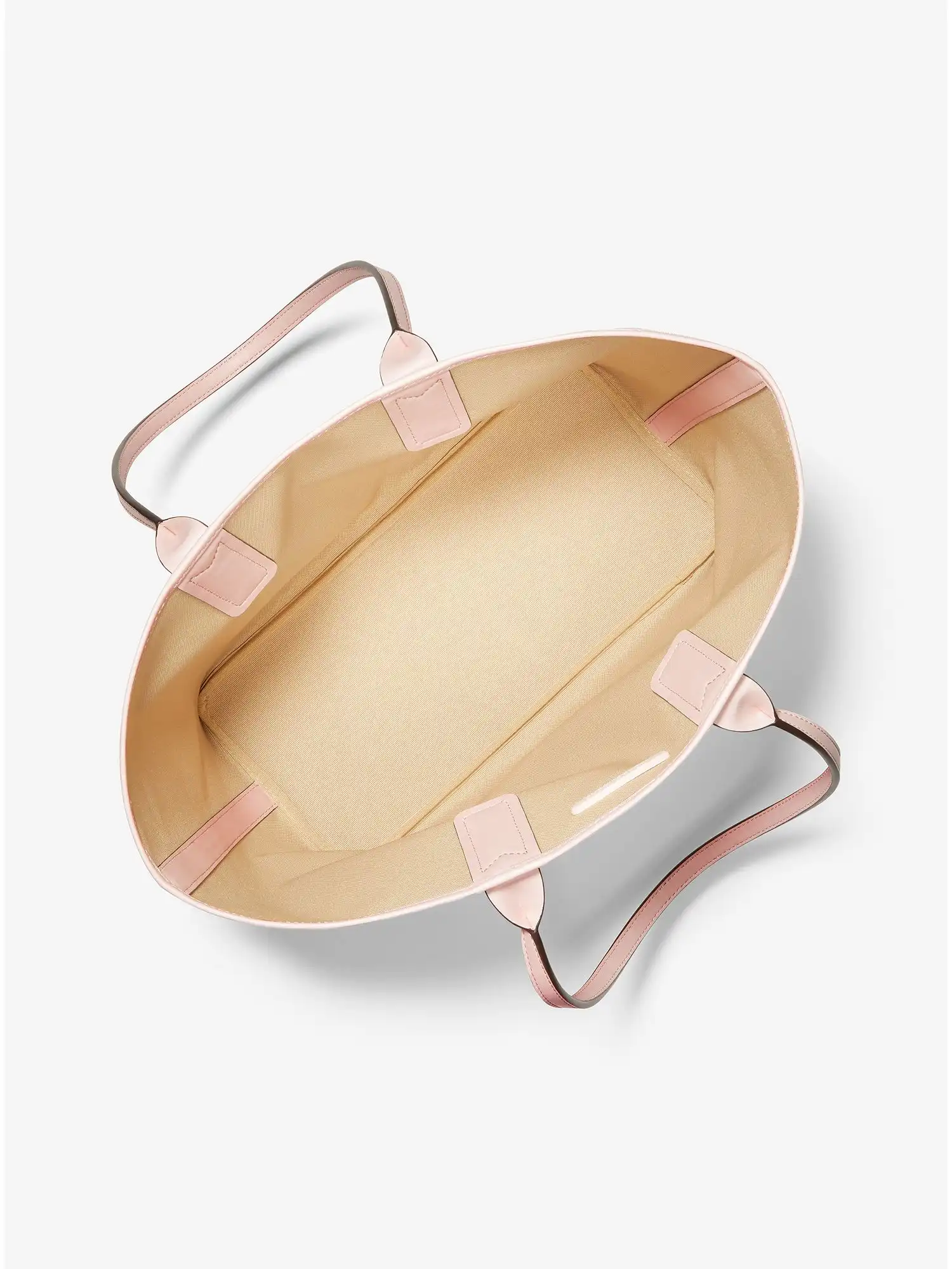 jodie large logo jacquard tote bag powder blush