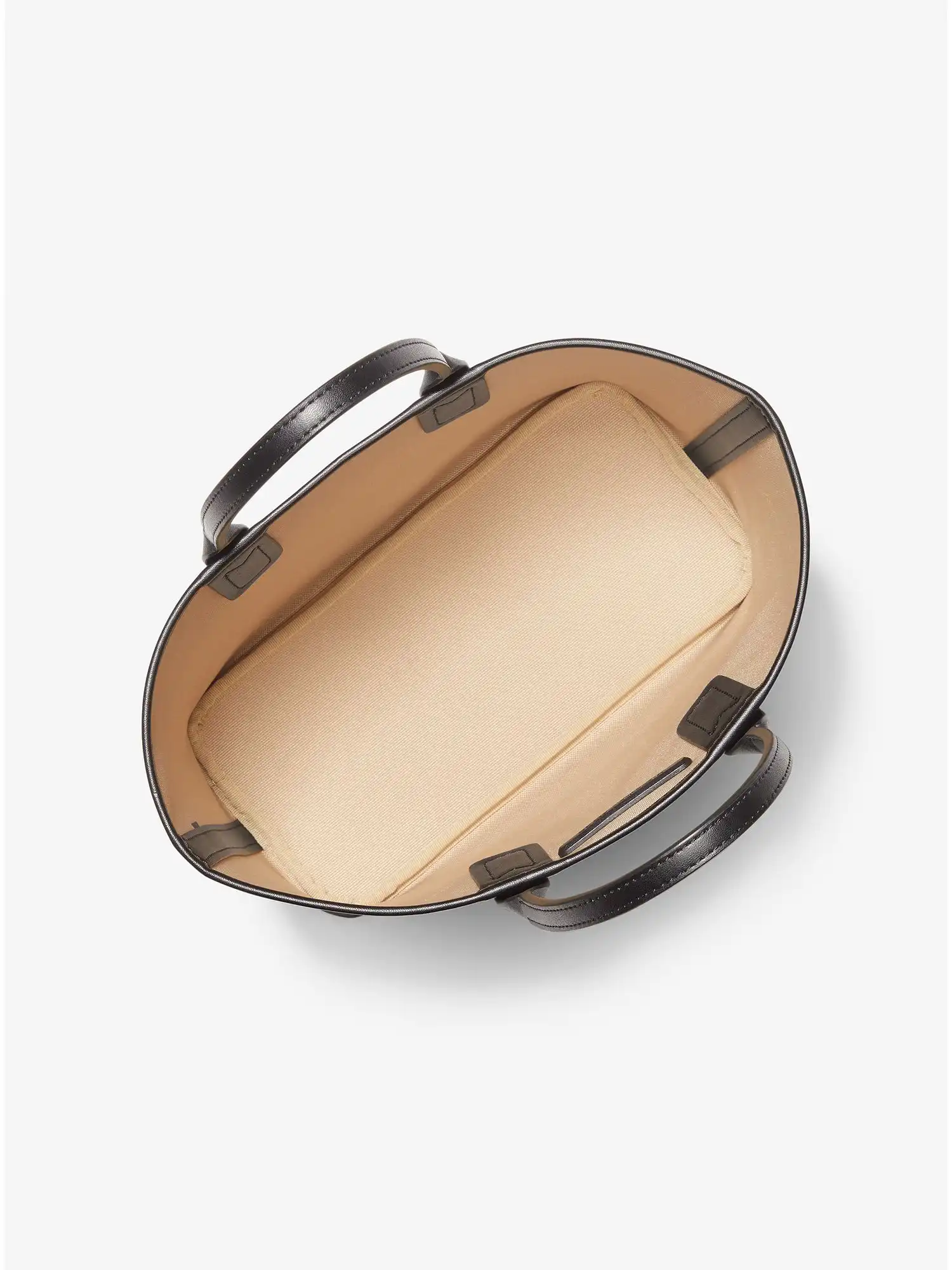 jodie small logo jacquard tote bag black