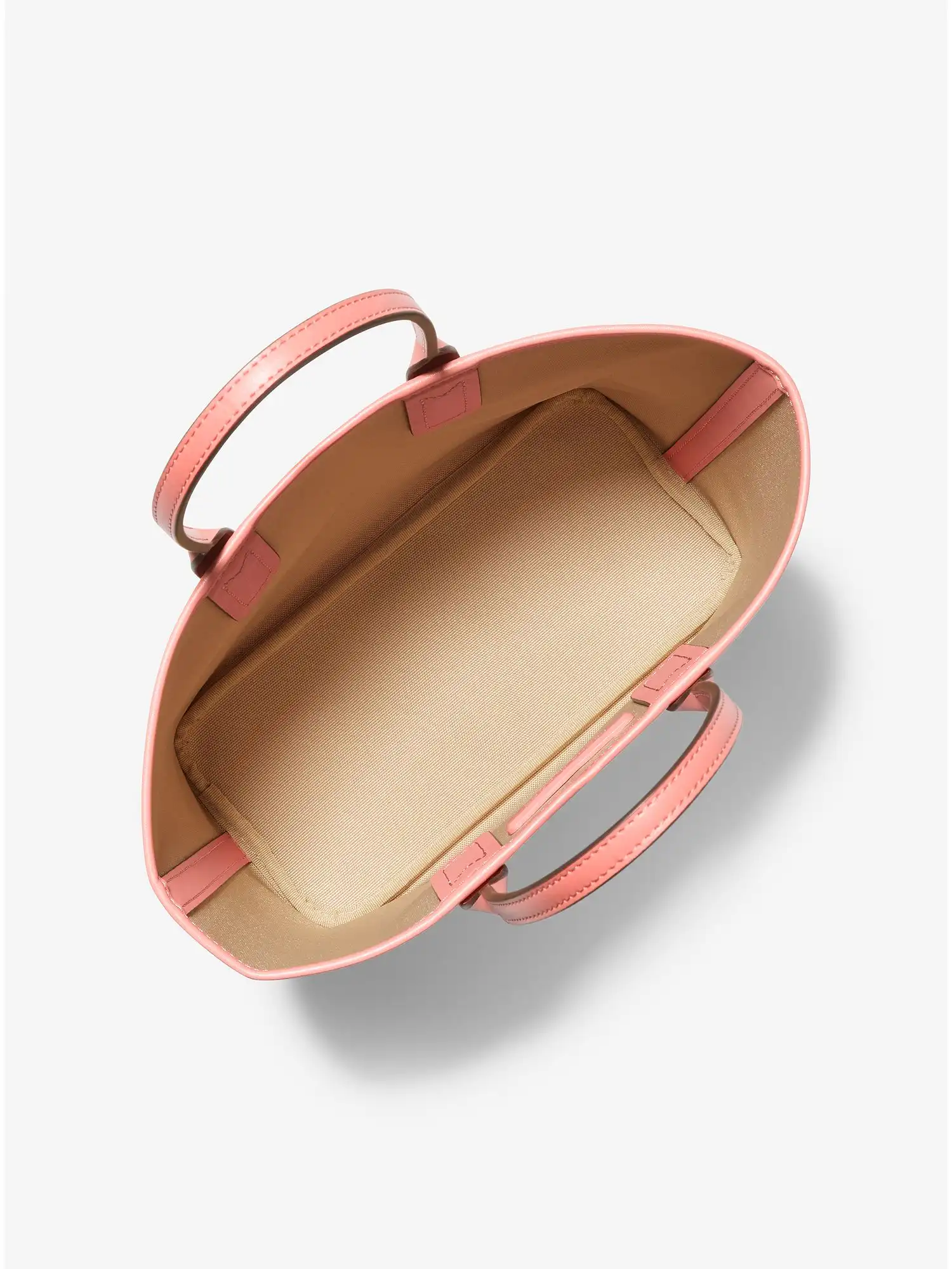 jodie small logo jacquard tote bag sherbert