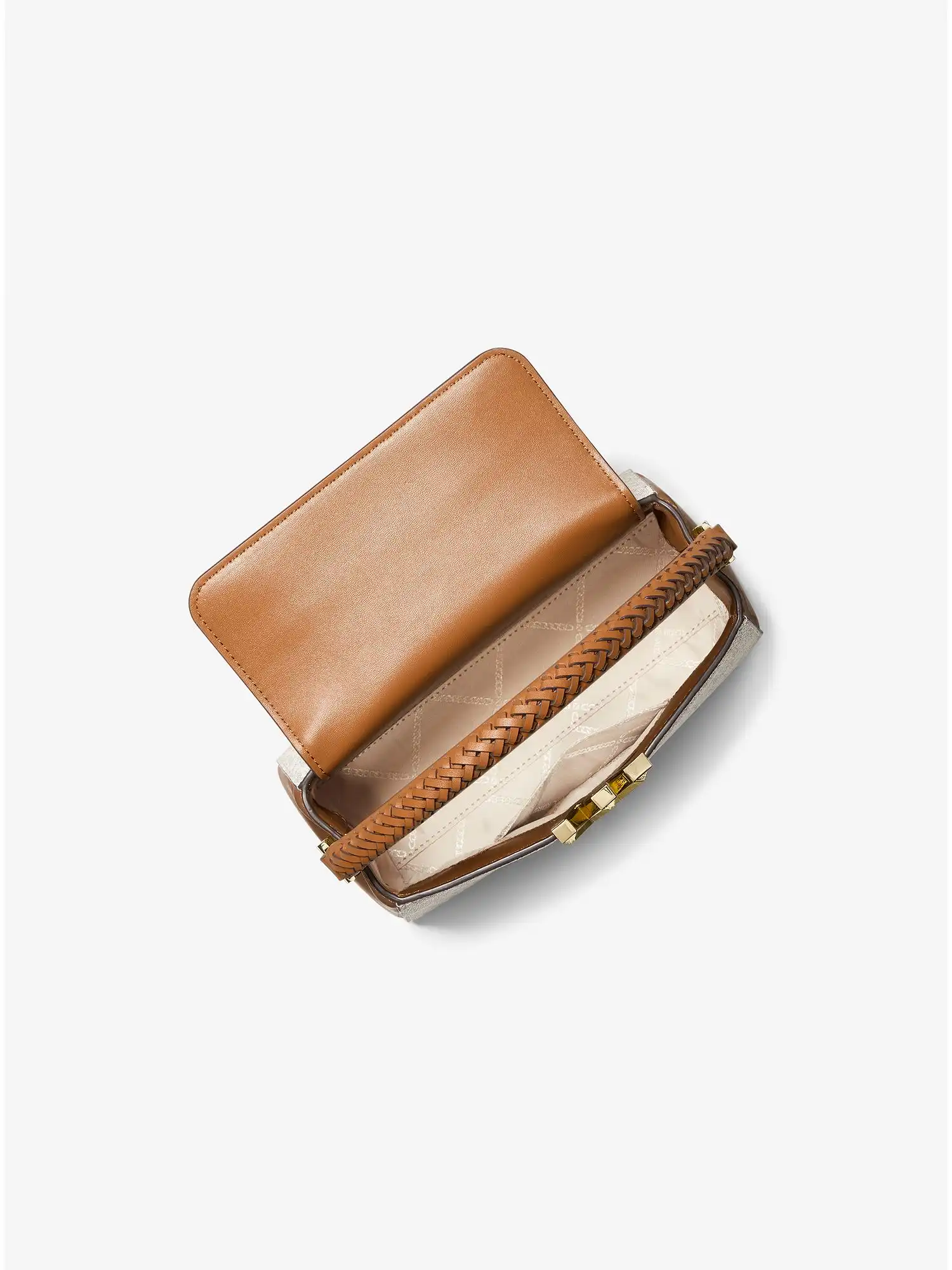 karlie small logo crossbody bag vanilla acorn