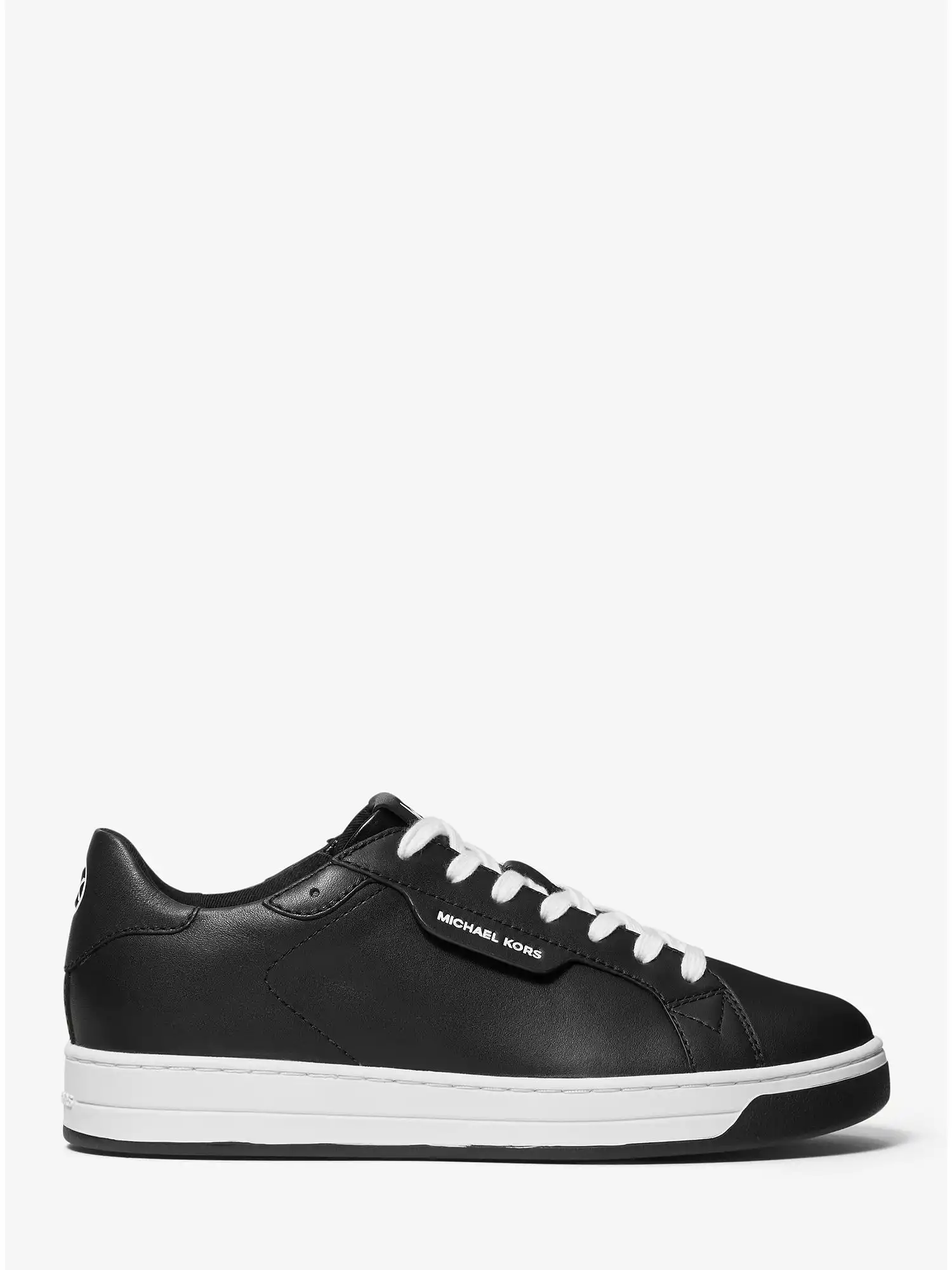 keating leather sneaker black