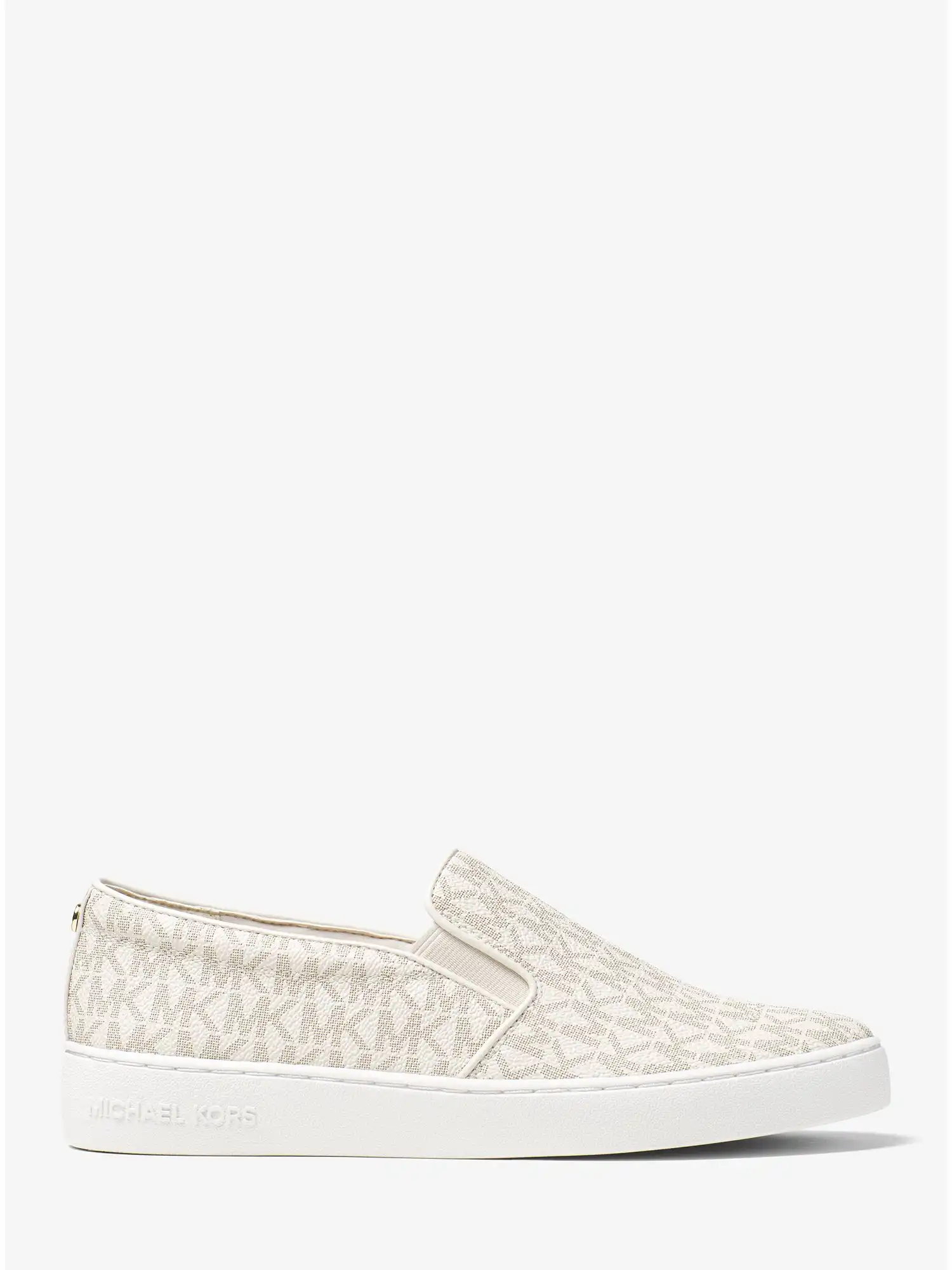 keaton logo slip on sneaker vanilla