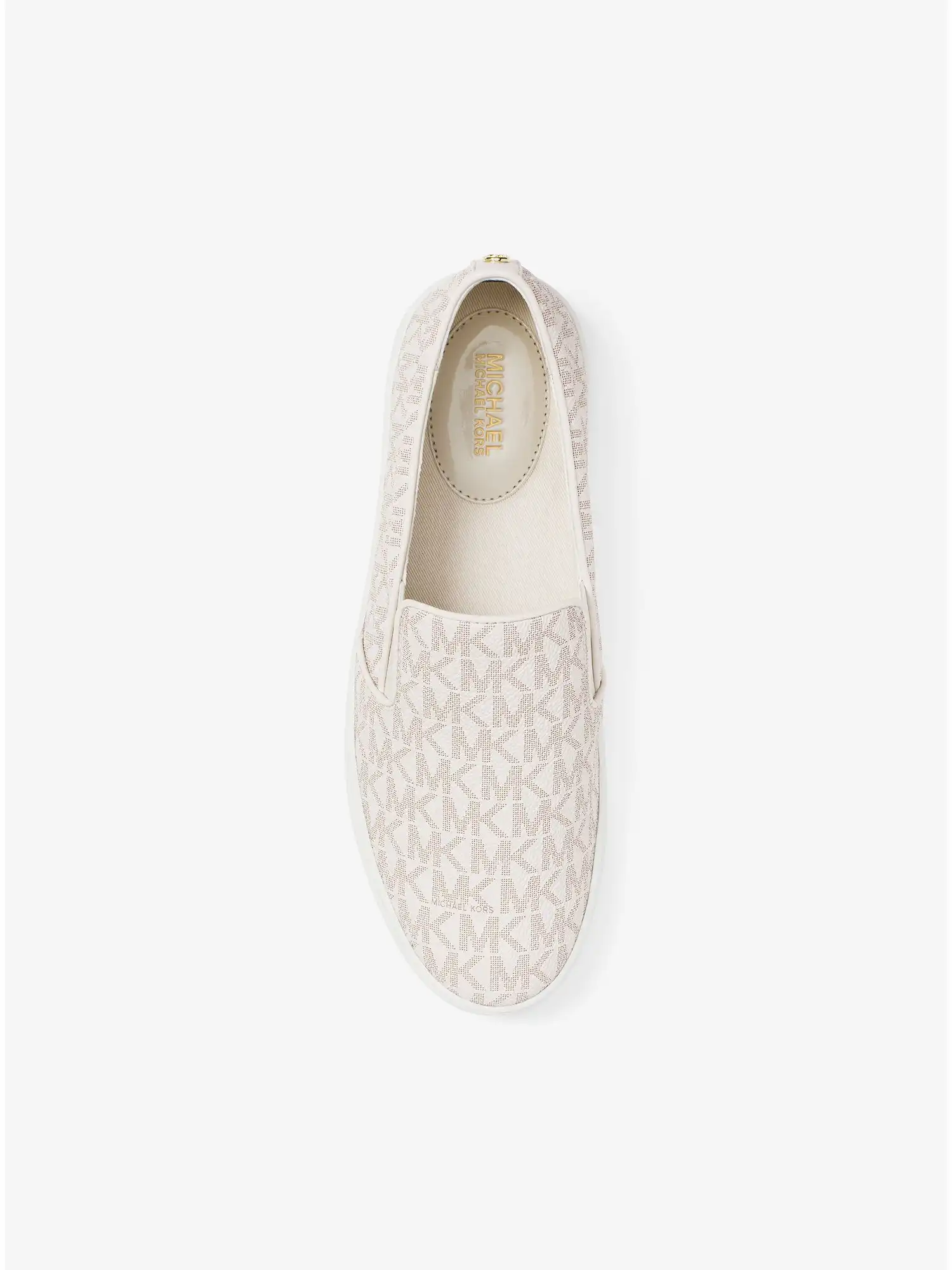 keaton logo slip on sneaker vanilla