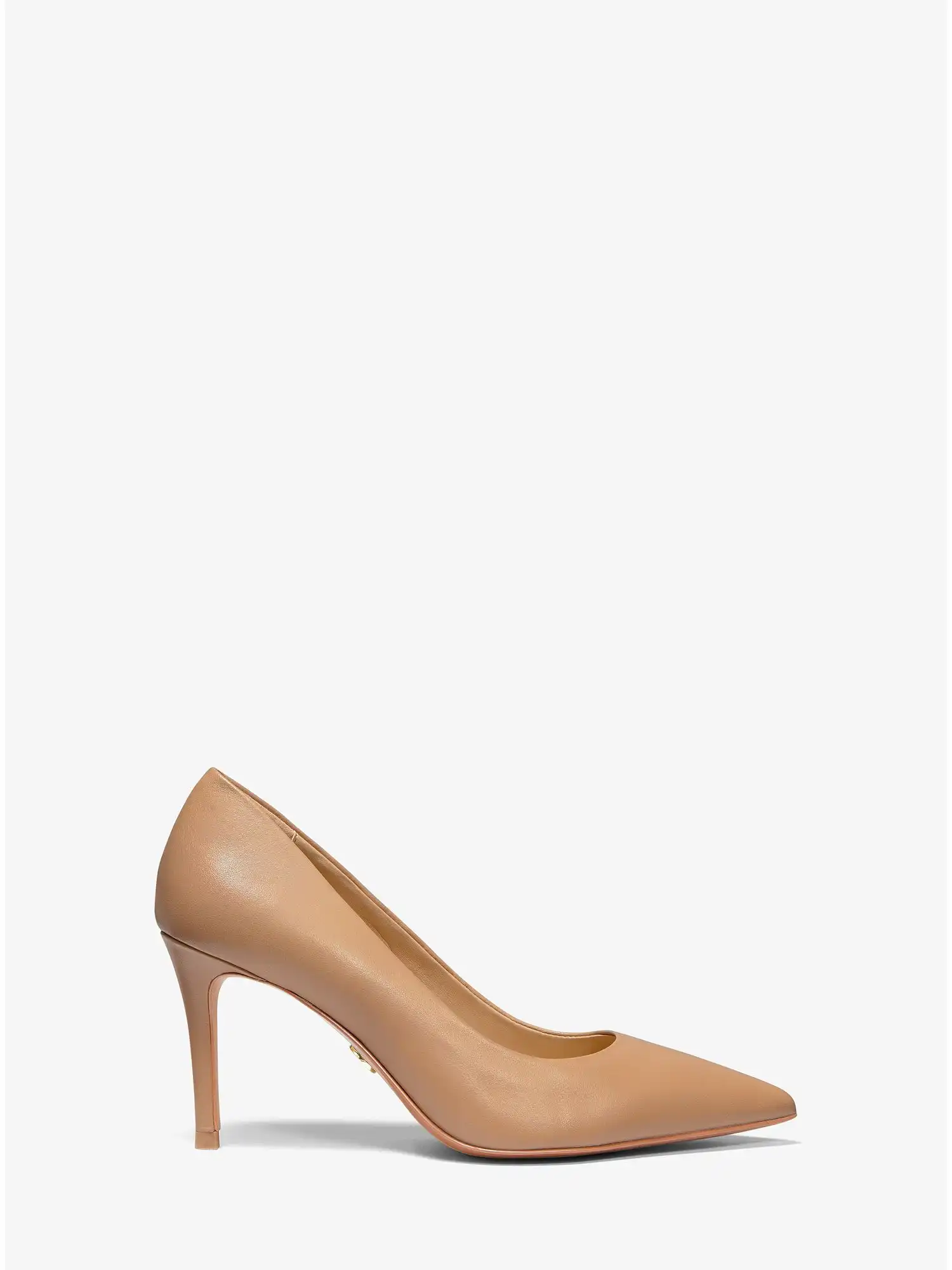 keke leather mid pump toffee