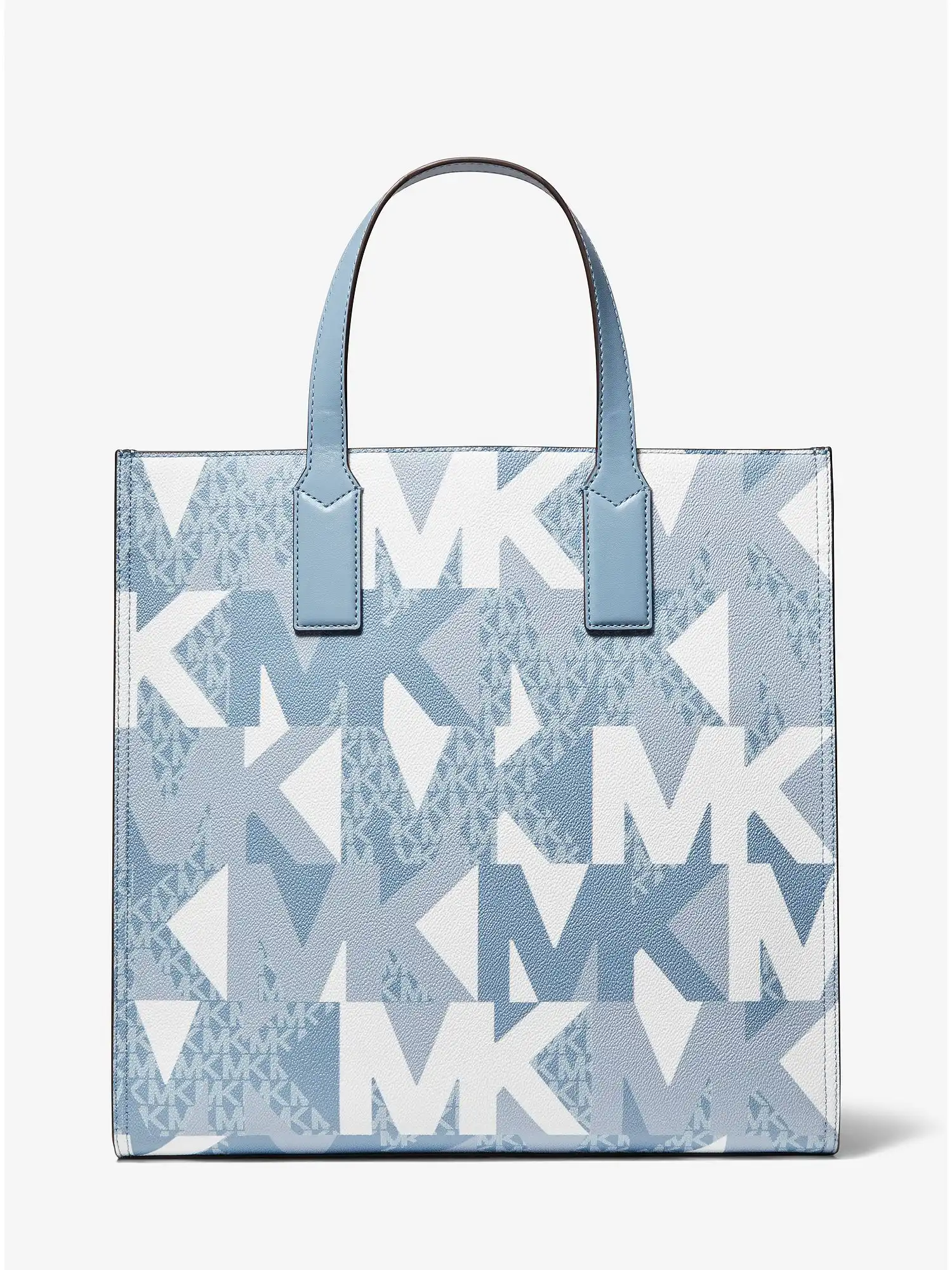 kenly large logo tote bag chambray multi
