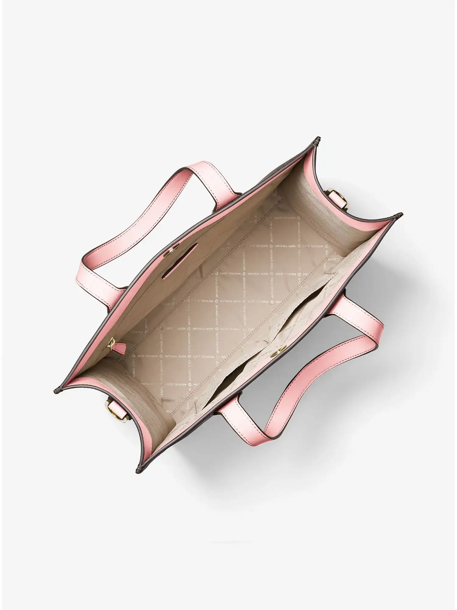 kenly large logo tote bag powder blush