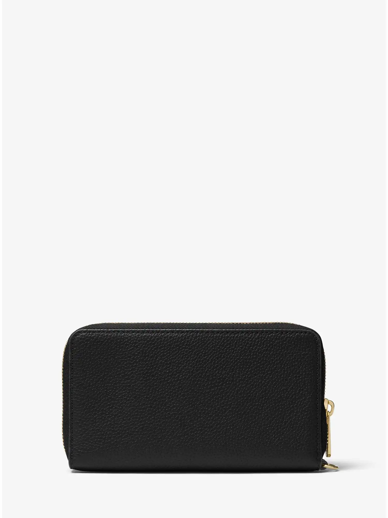 large leather smartphone wristlet black
