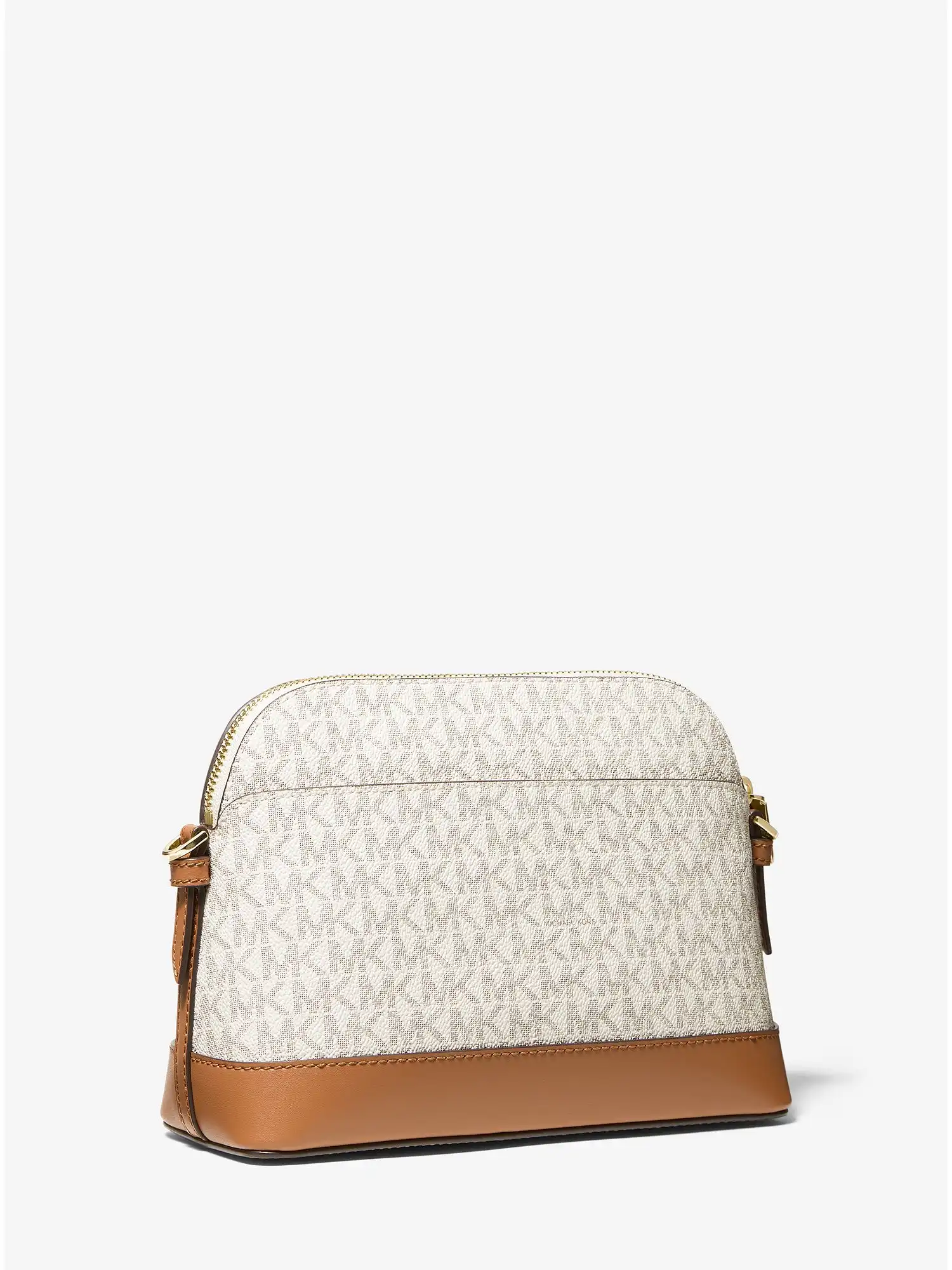 large logo dome crossbody bag vanilla acorn