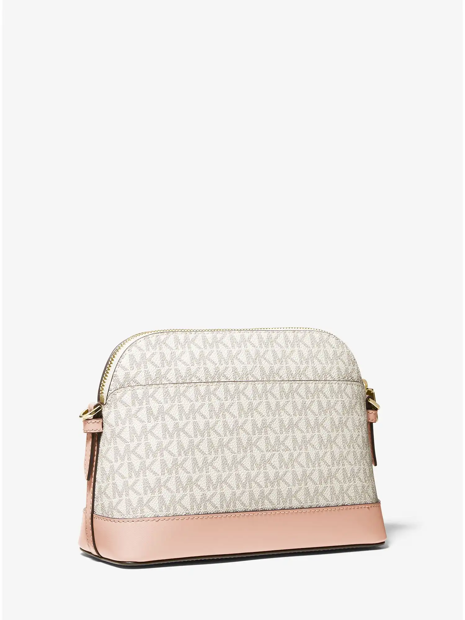 large logo dome crossbody bag vanilla soft pink