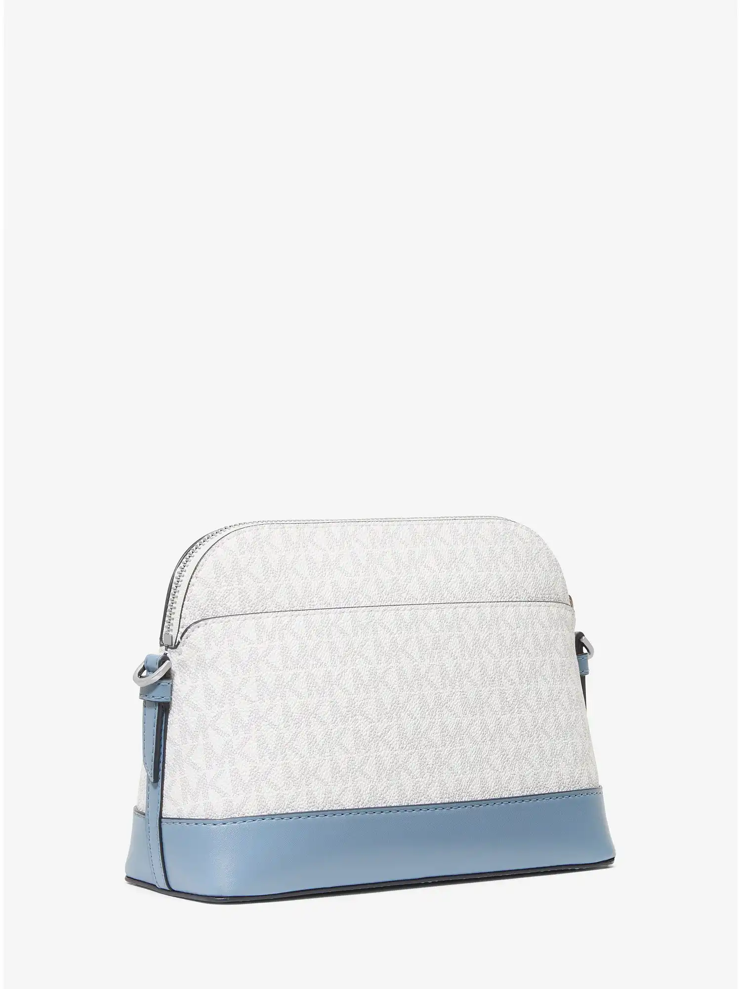 large logo stripe dome crossbody bag chambray multi