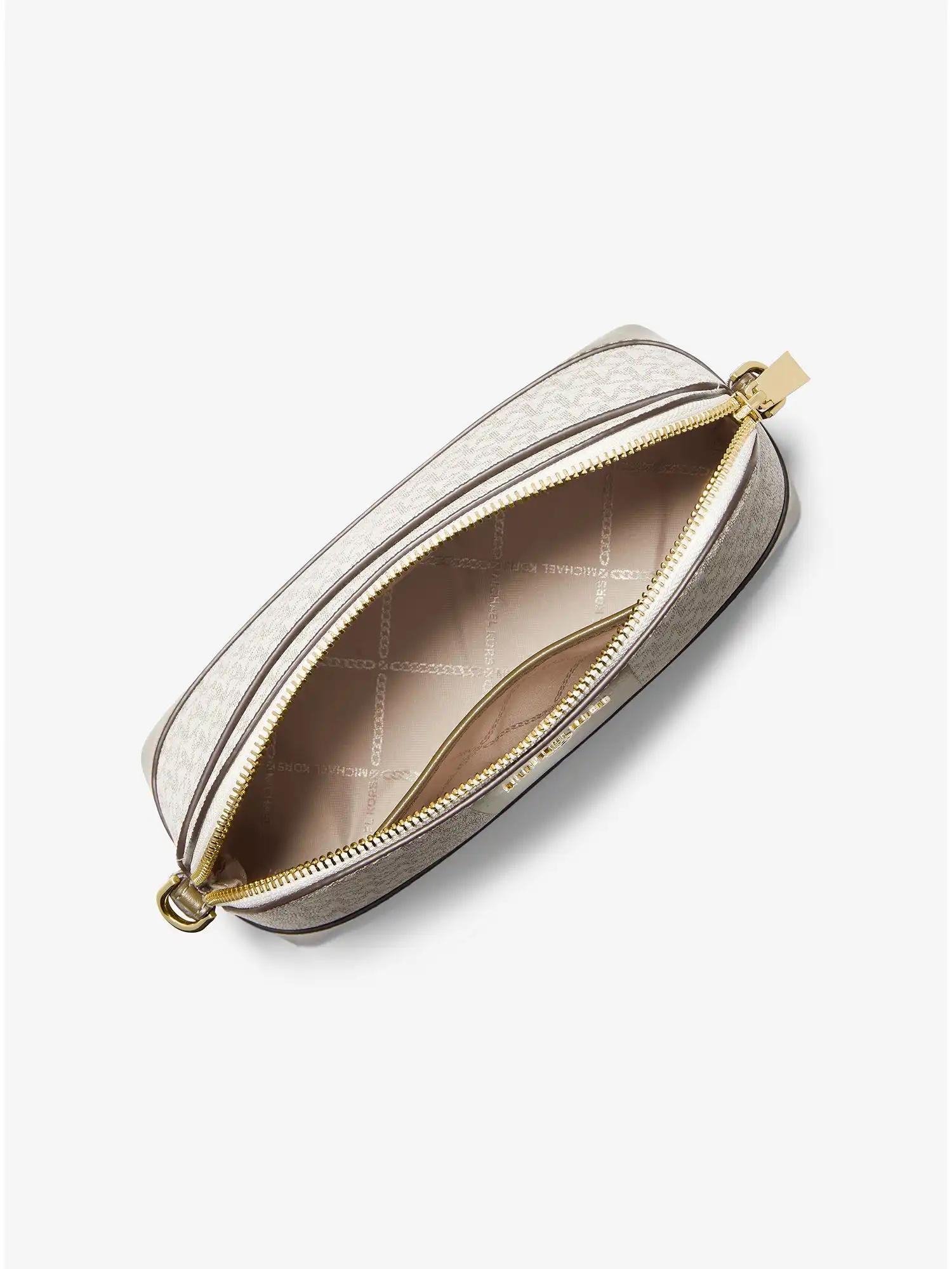 large logo stripe dome crossbody bag light sage olive