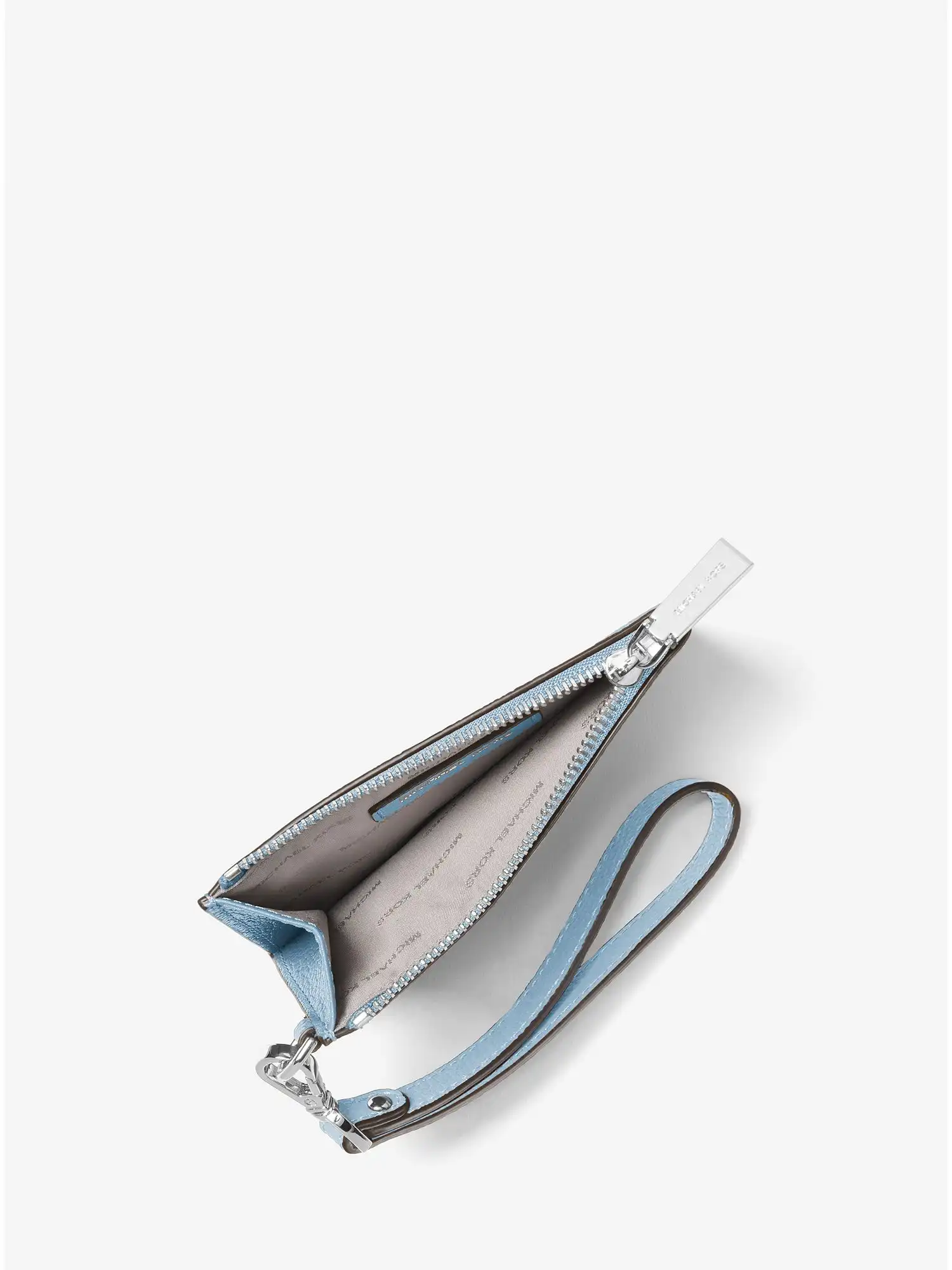 leather coin purse chambray