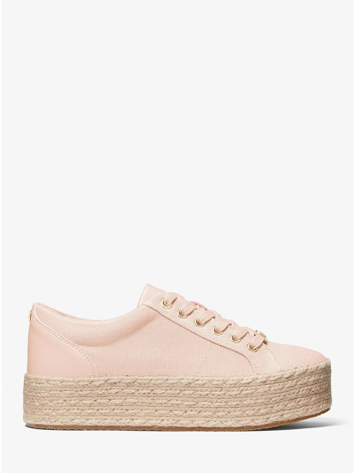 libby cotton canvas platform sneaker soft pink