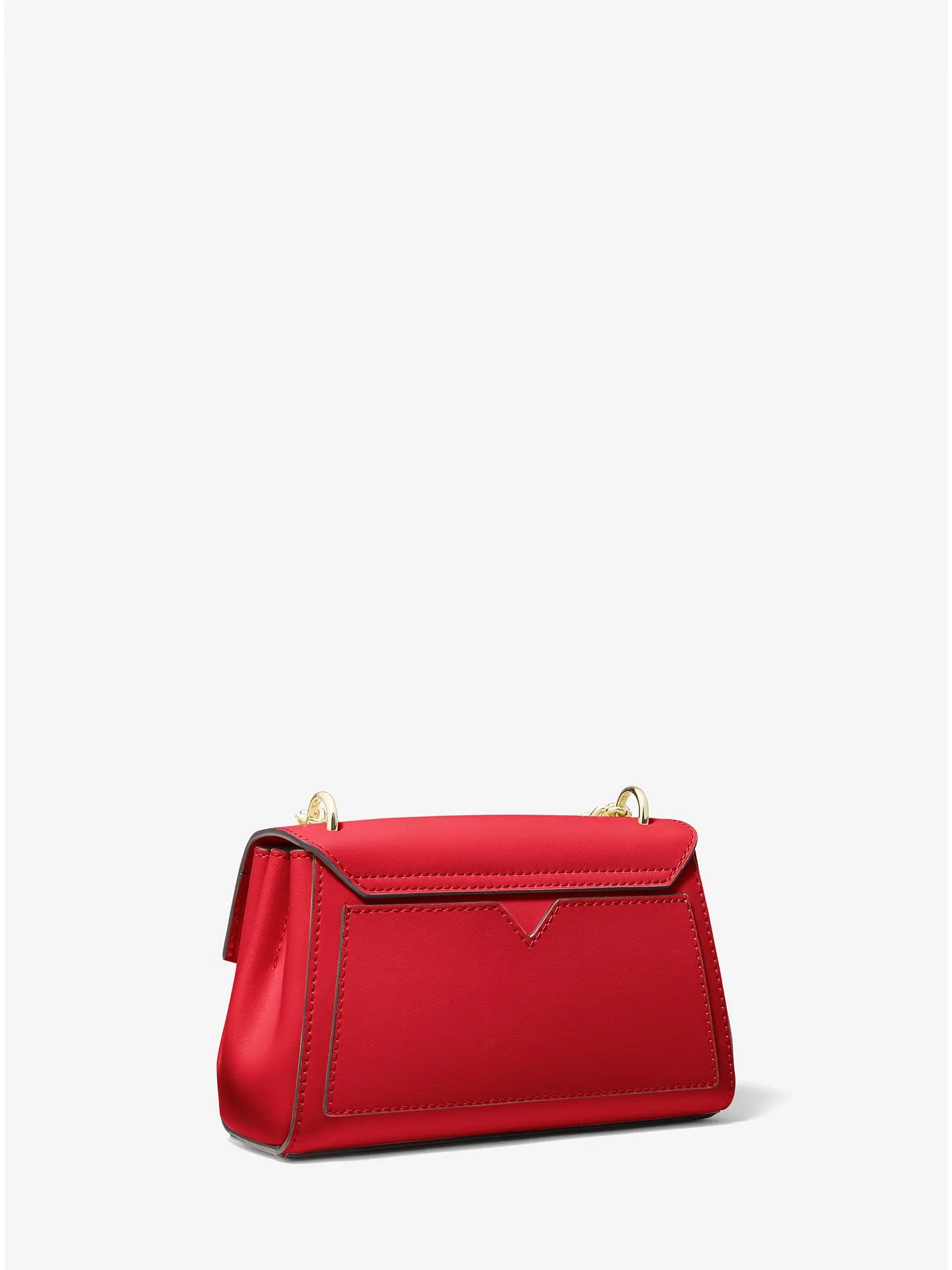 lita small leather crossbody bag flame