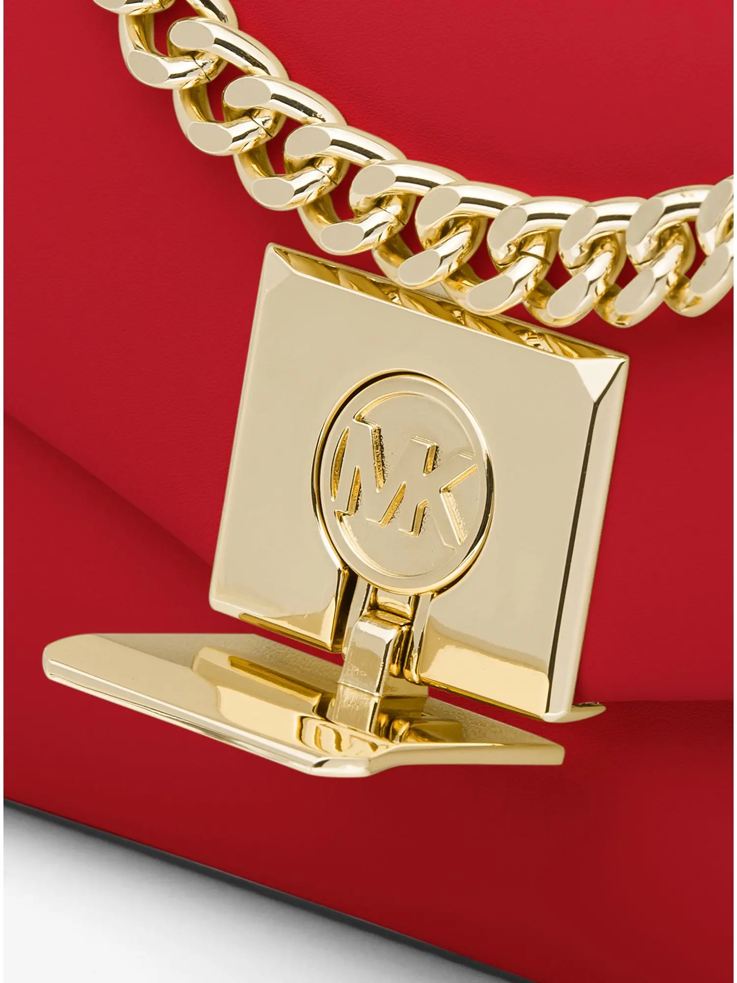 lita small leather crossbody bag flame