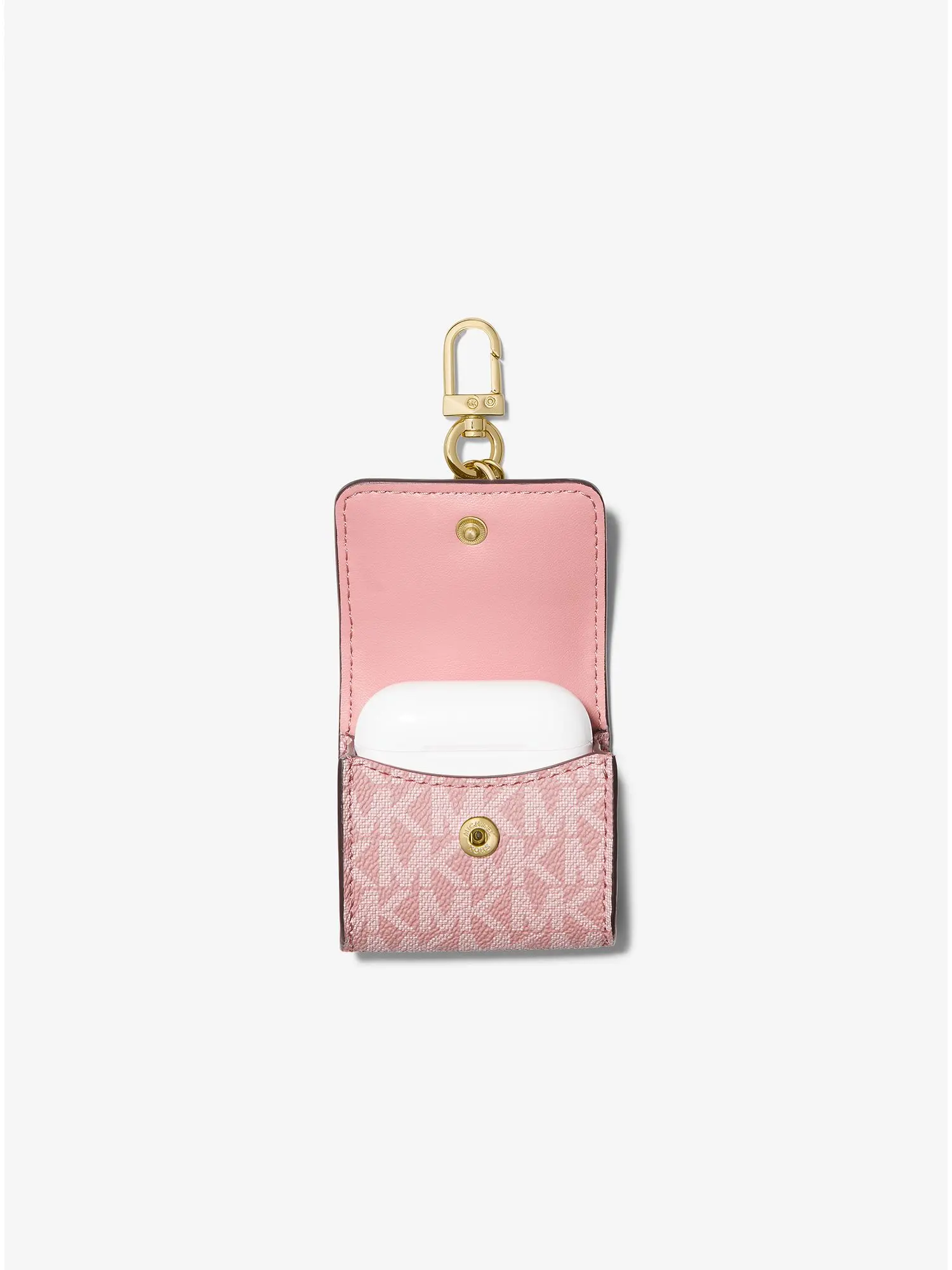 logo clip case for apple airpods pro&reg; rose