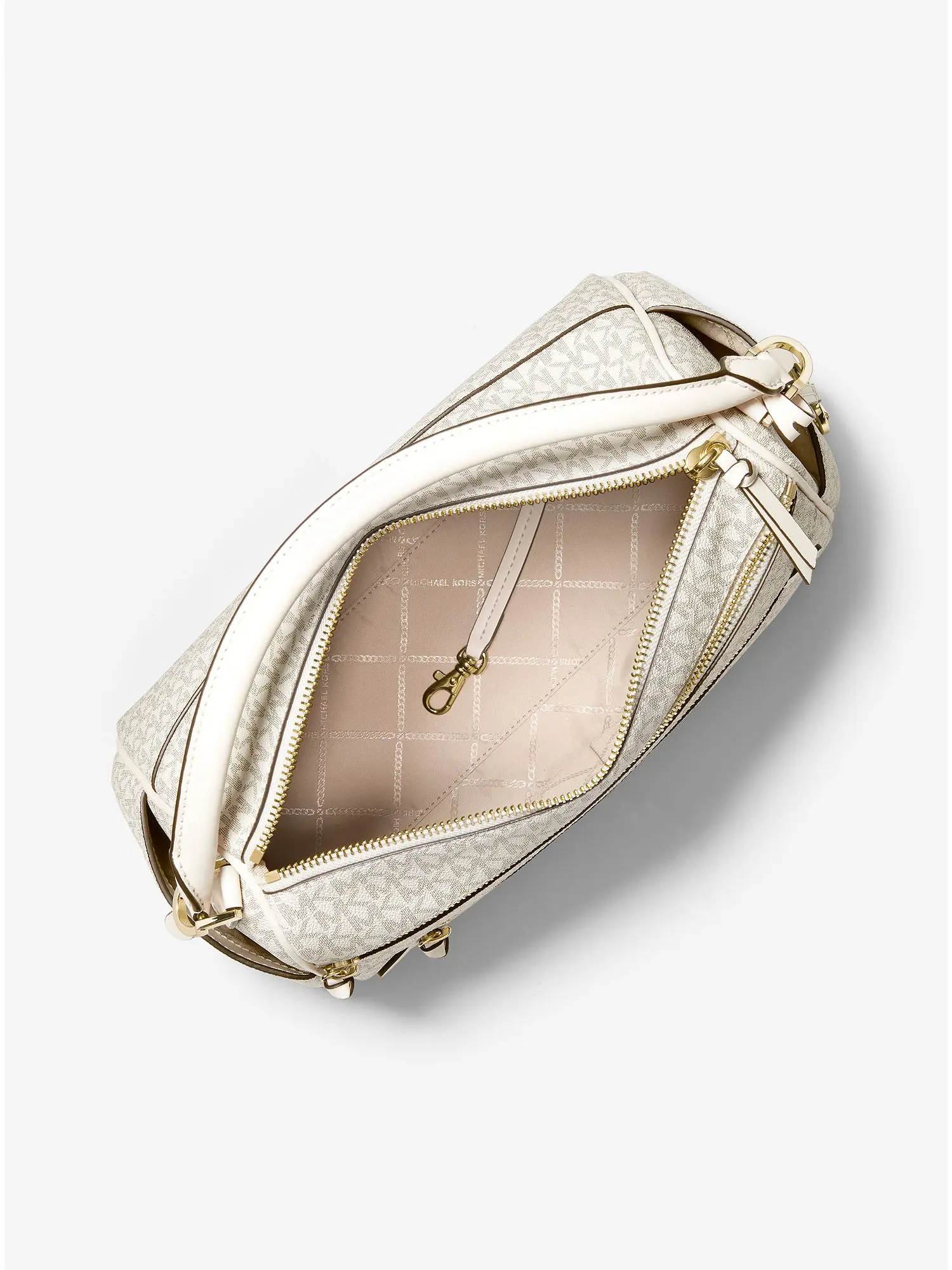 lorimer large logo satchel van cream