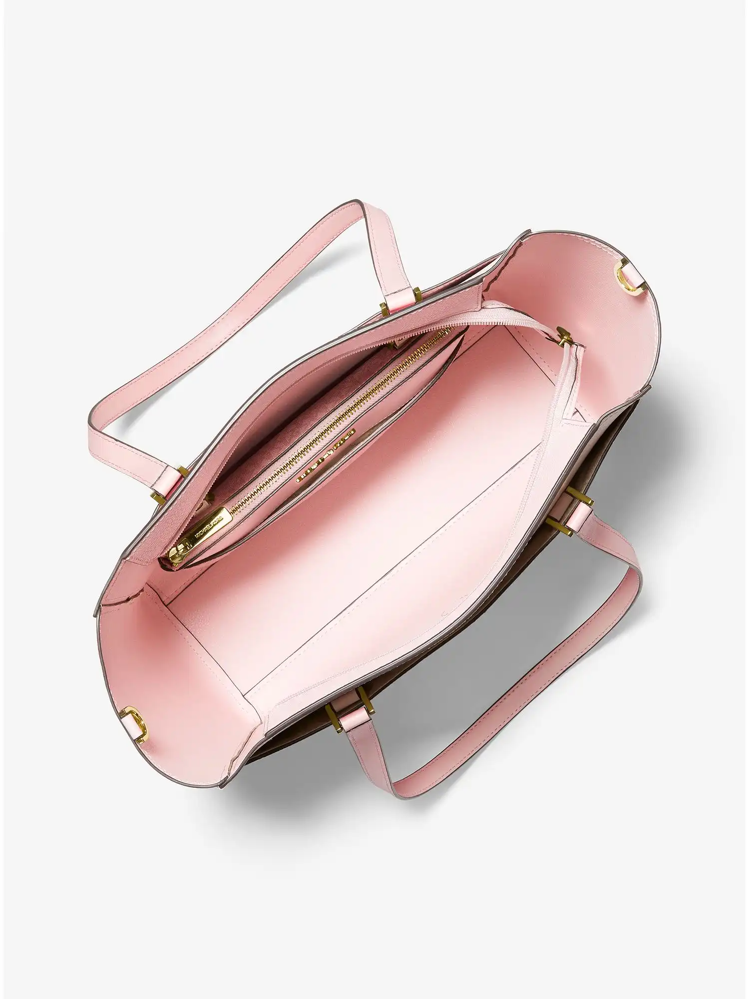 maisie large pebbled leather 3 in 1 tote bag pwd blsh mlt