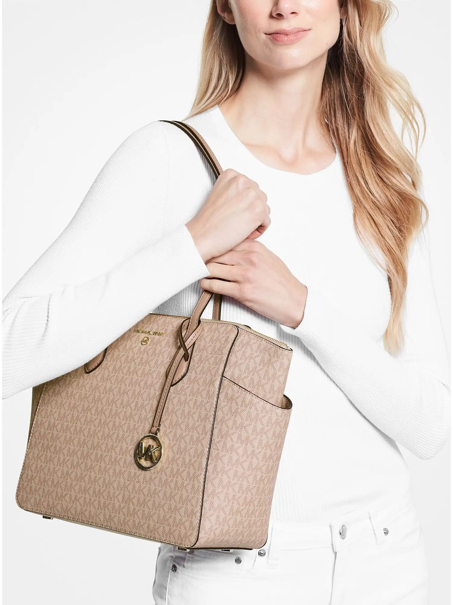 marilyn medium logo tote bag ballet