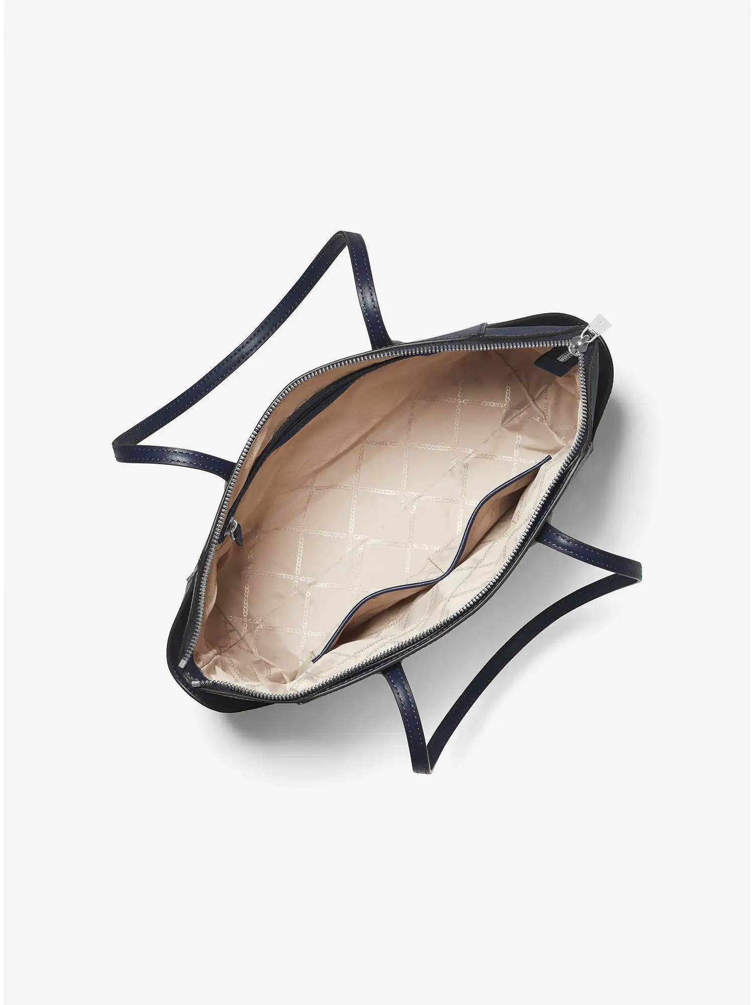 marilyn medium saffiano leather tote bag navy