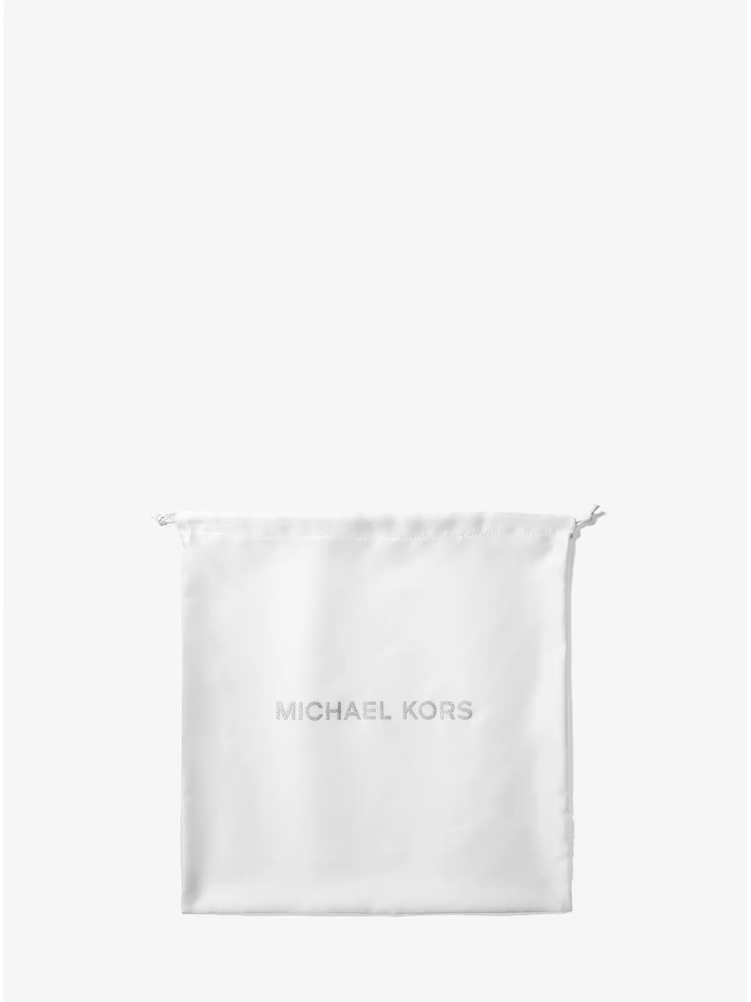 medium logo woven dust bag white