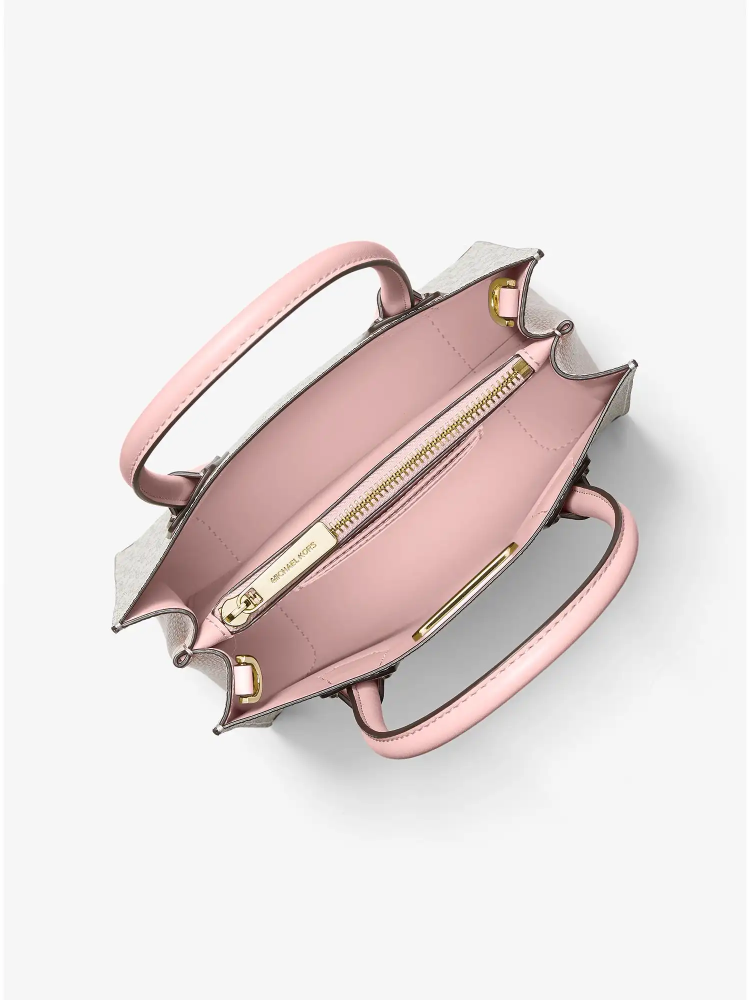 mercer medium logo and leather accordion crossbody bag pwd blsh mlt