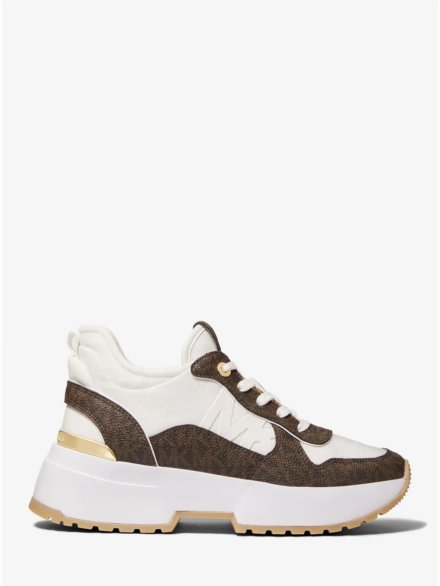 muse logo and mesh trainer brown