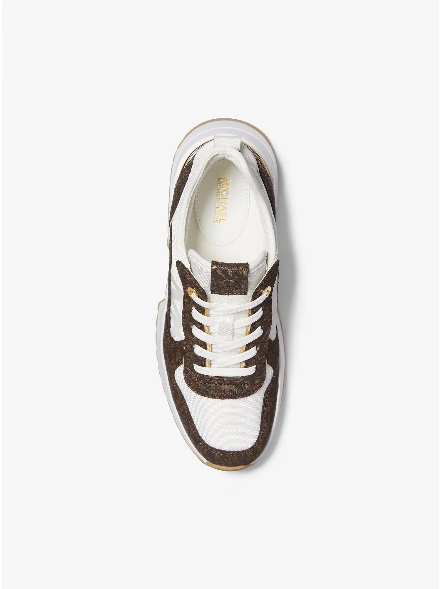 muse logo and mesh trainer brown