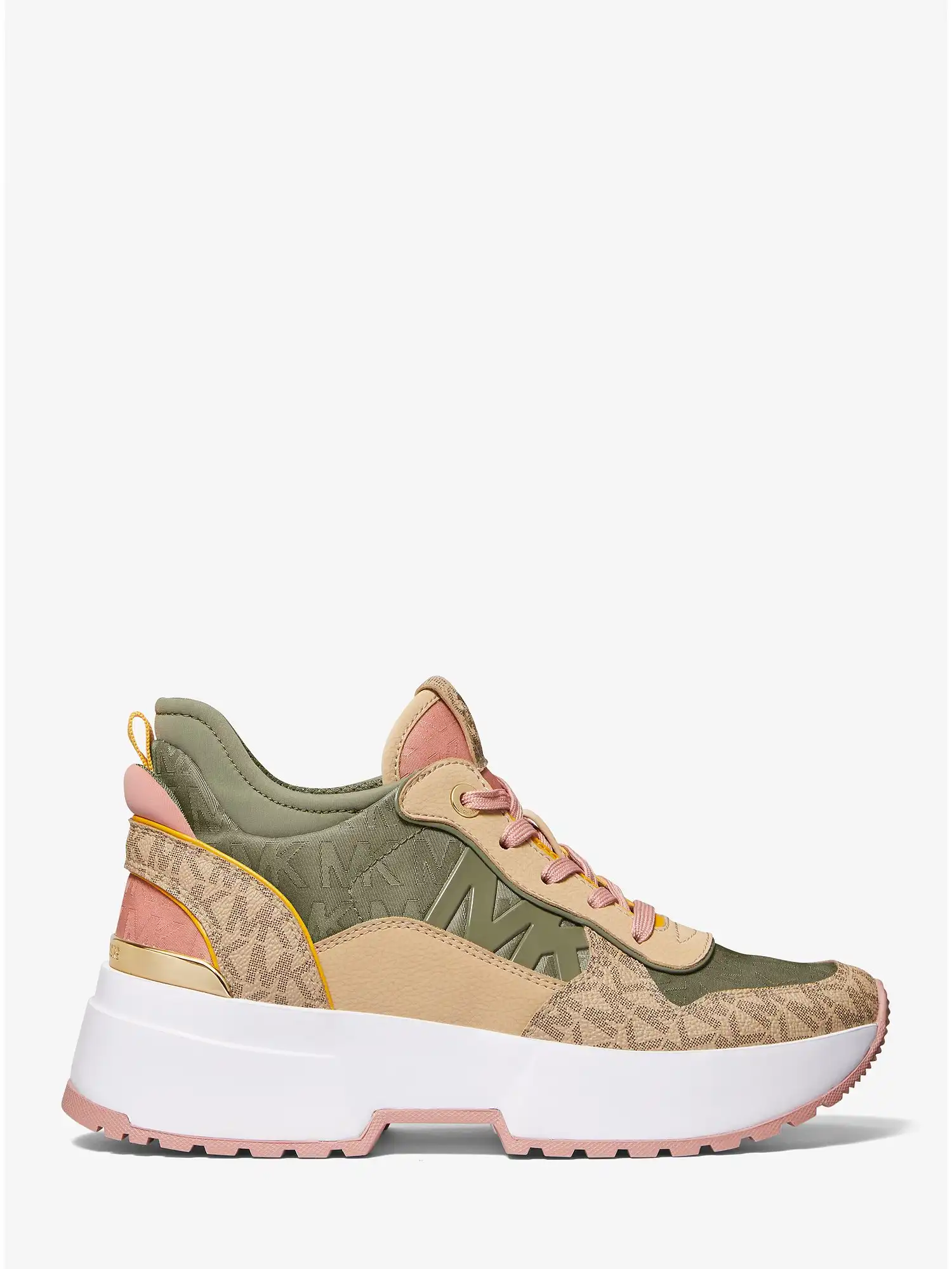 muse mixed media trainer army grn mlt