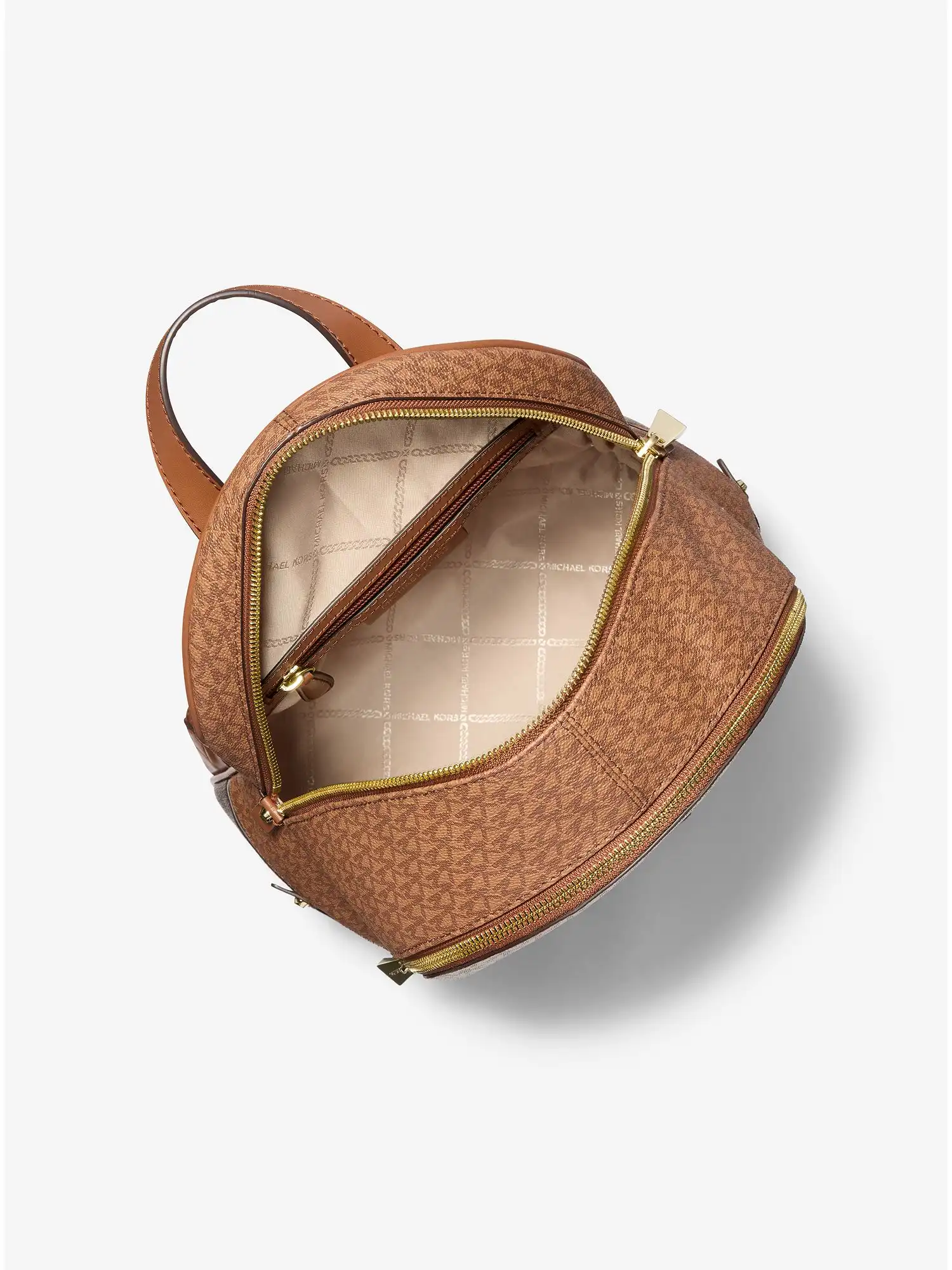 rhea medium color block logo backpack luggage