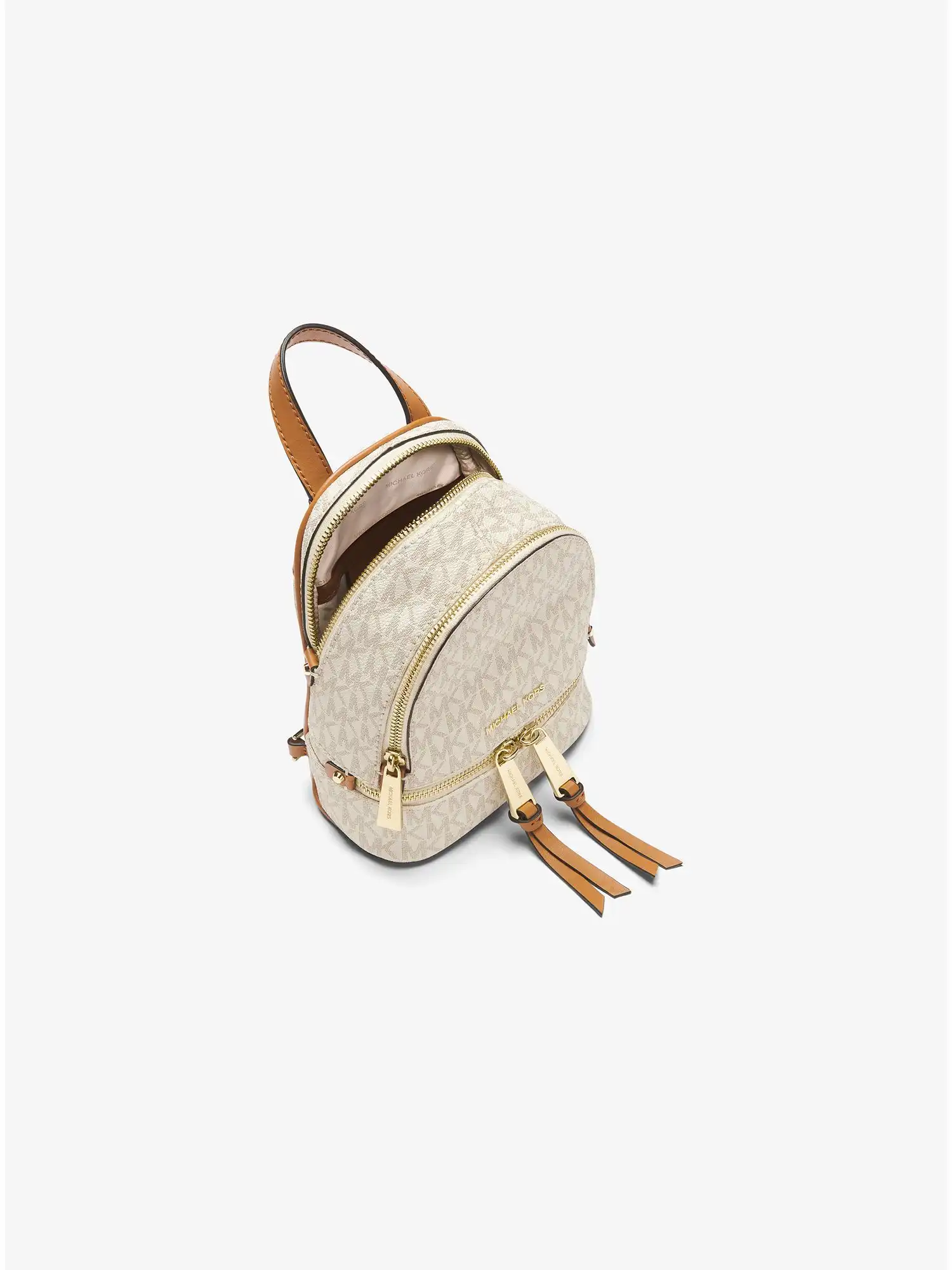 rhea mini logo backpack vanilla