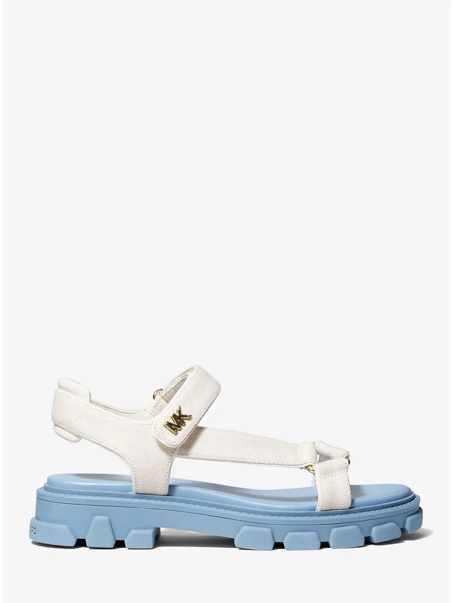 ridley cotton canvas sandal lt crm multi