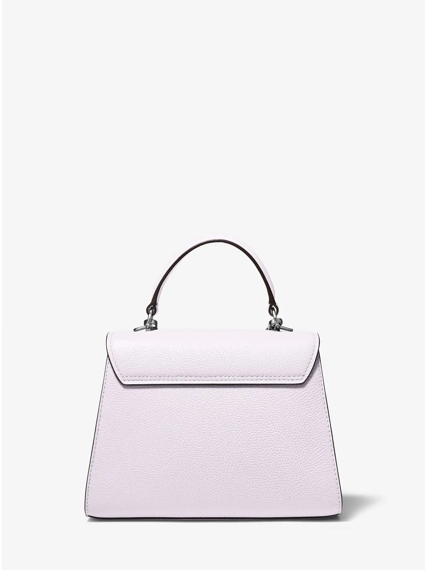 serena small pebbled leather satchel lvndr mist