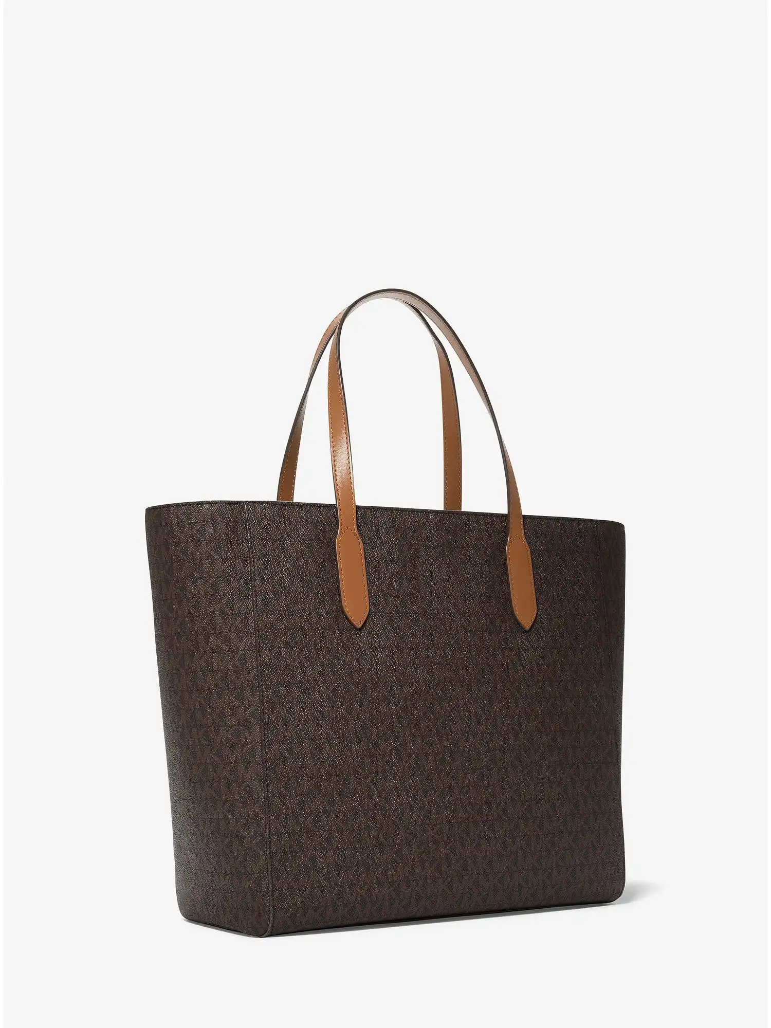 sinclair large studded logo tote bag brn acorn