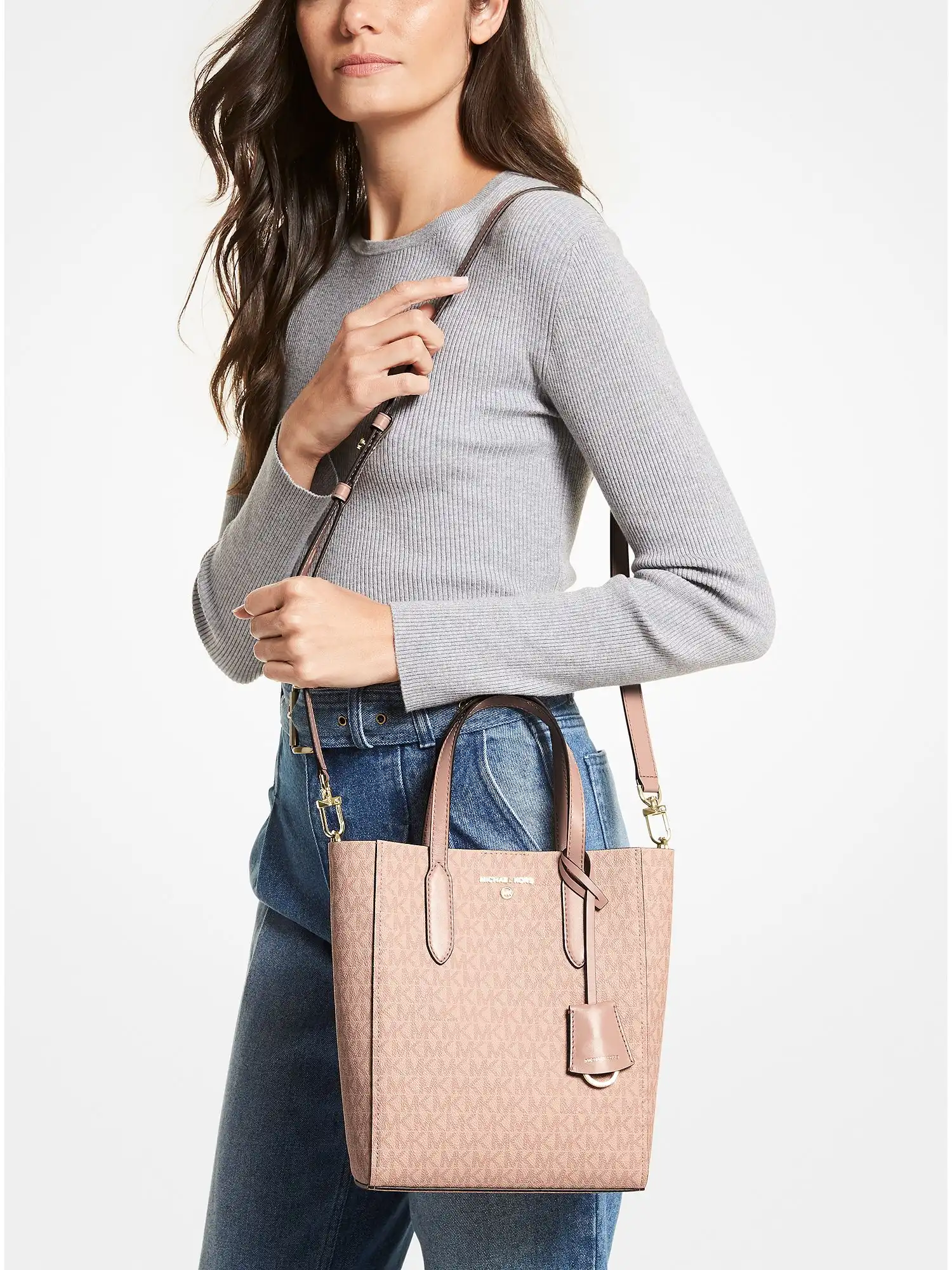 sinclair small logo crossbody bag ballet