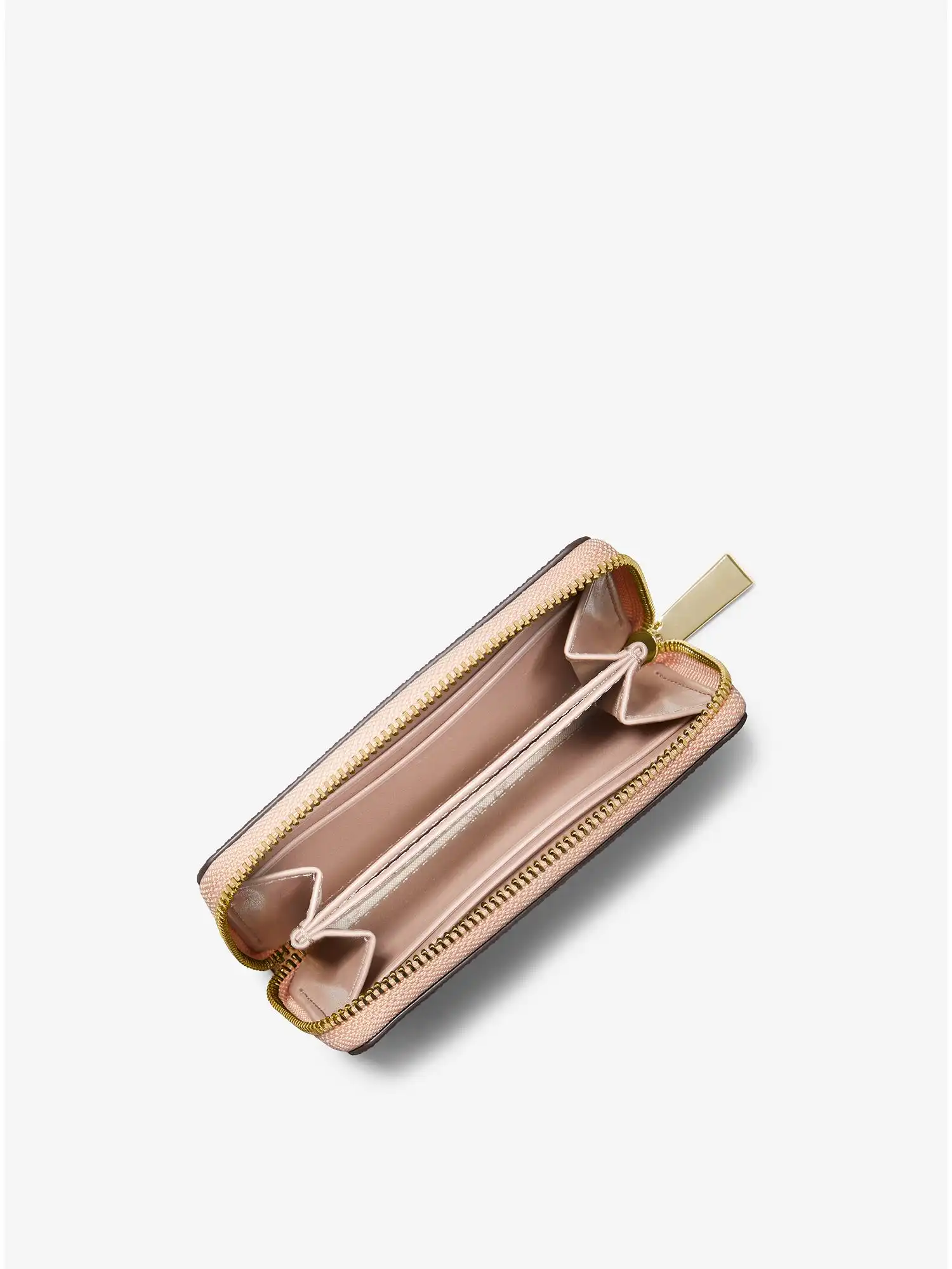 small logo and leather wallet ballet