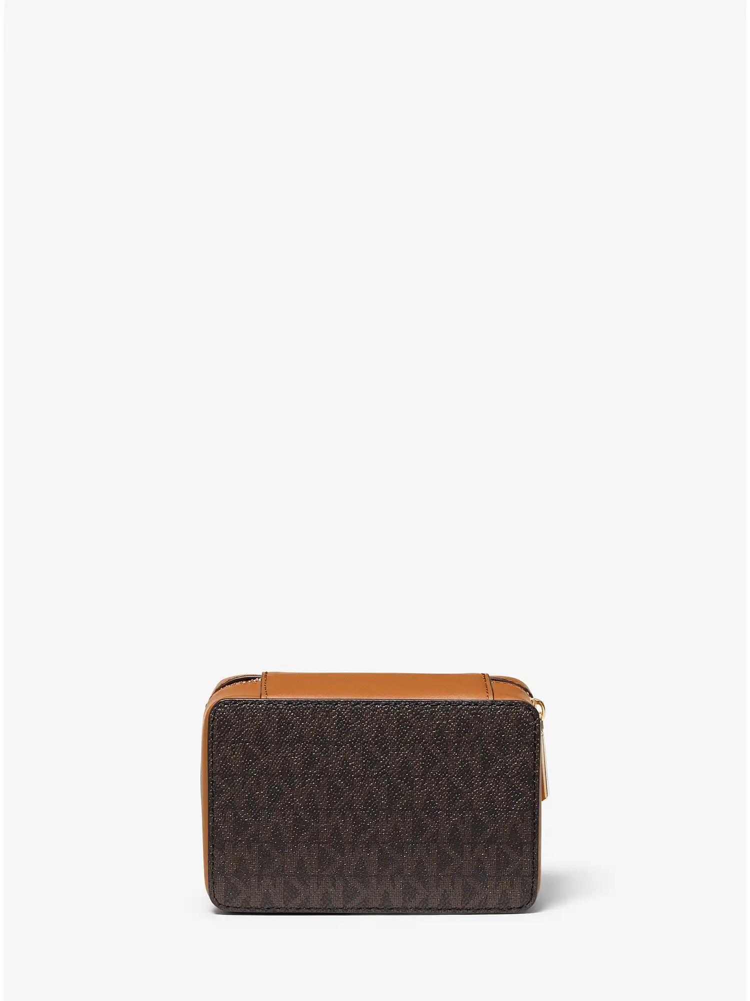 small logo stripe jewelry case bright red