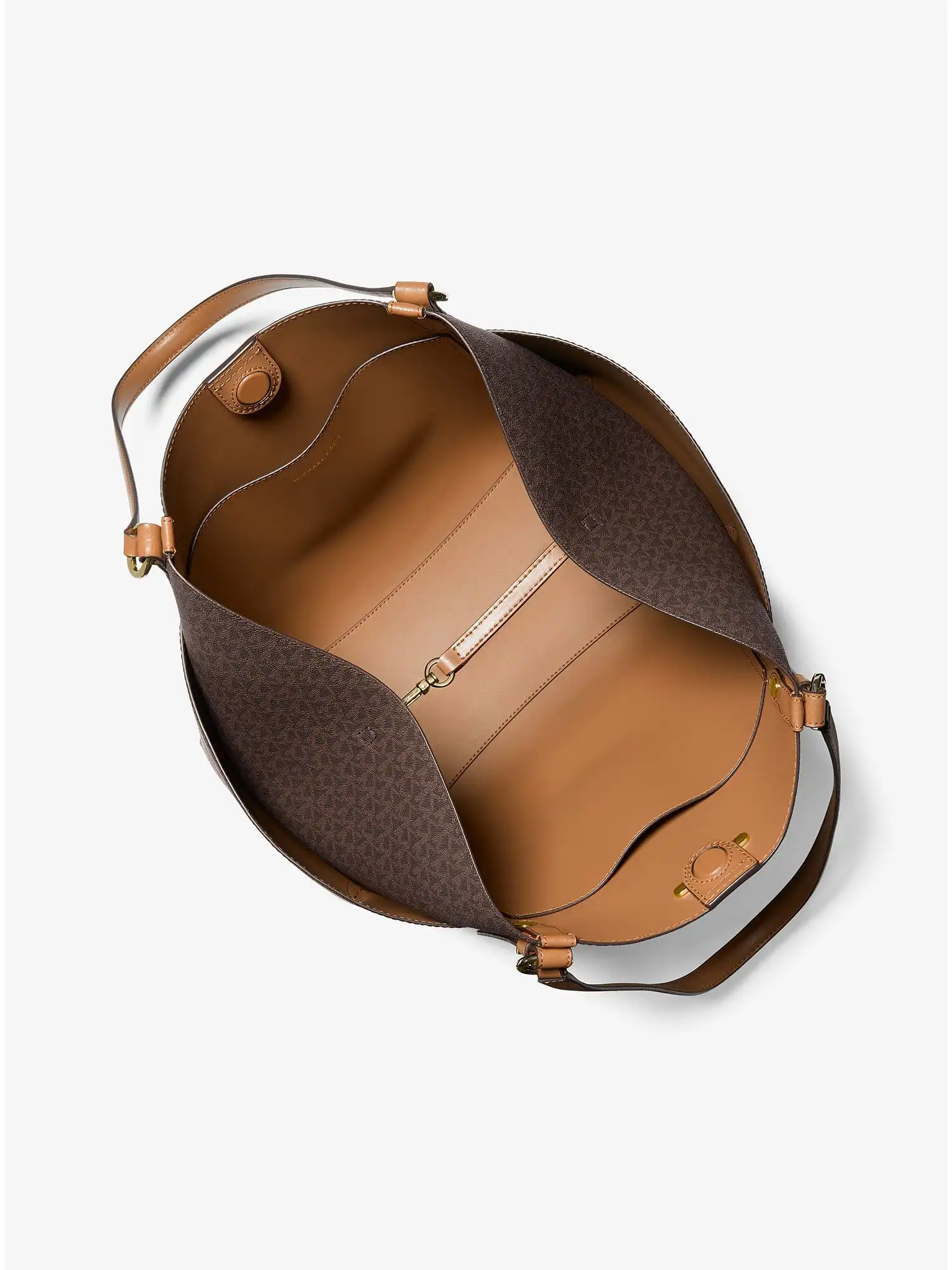 sullivan large logo tote bag brn acorn