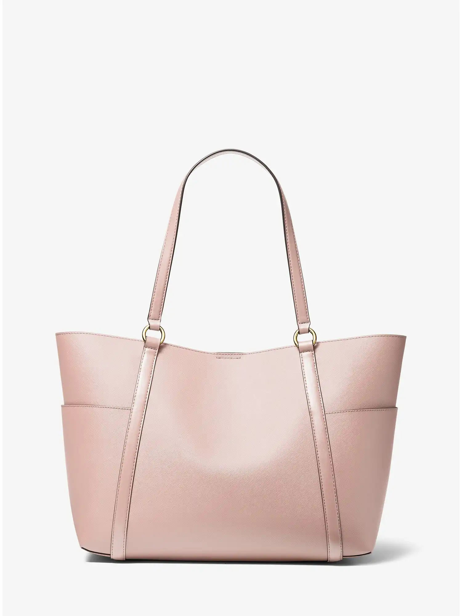 sullivan large saffiano leather tote bag sftpink fawn