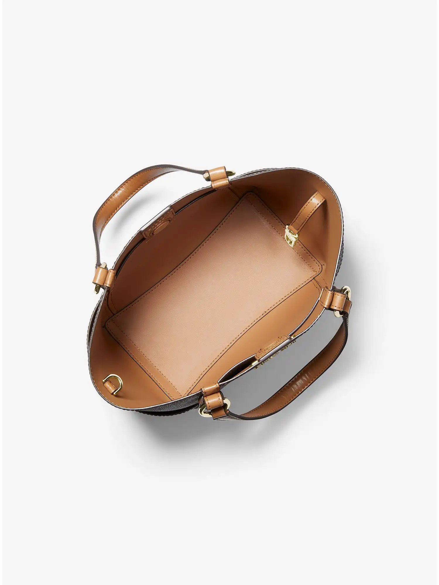 sullivan small logo tote bag brn acorn